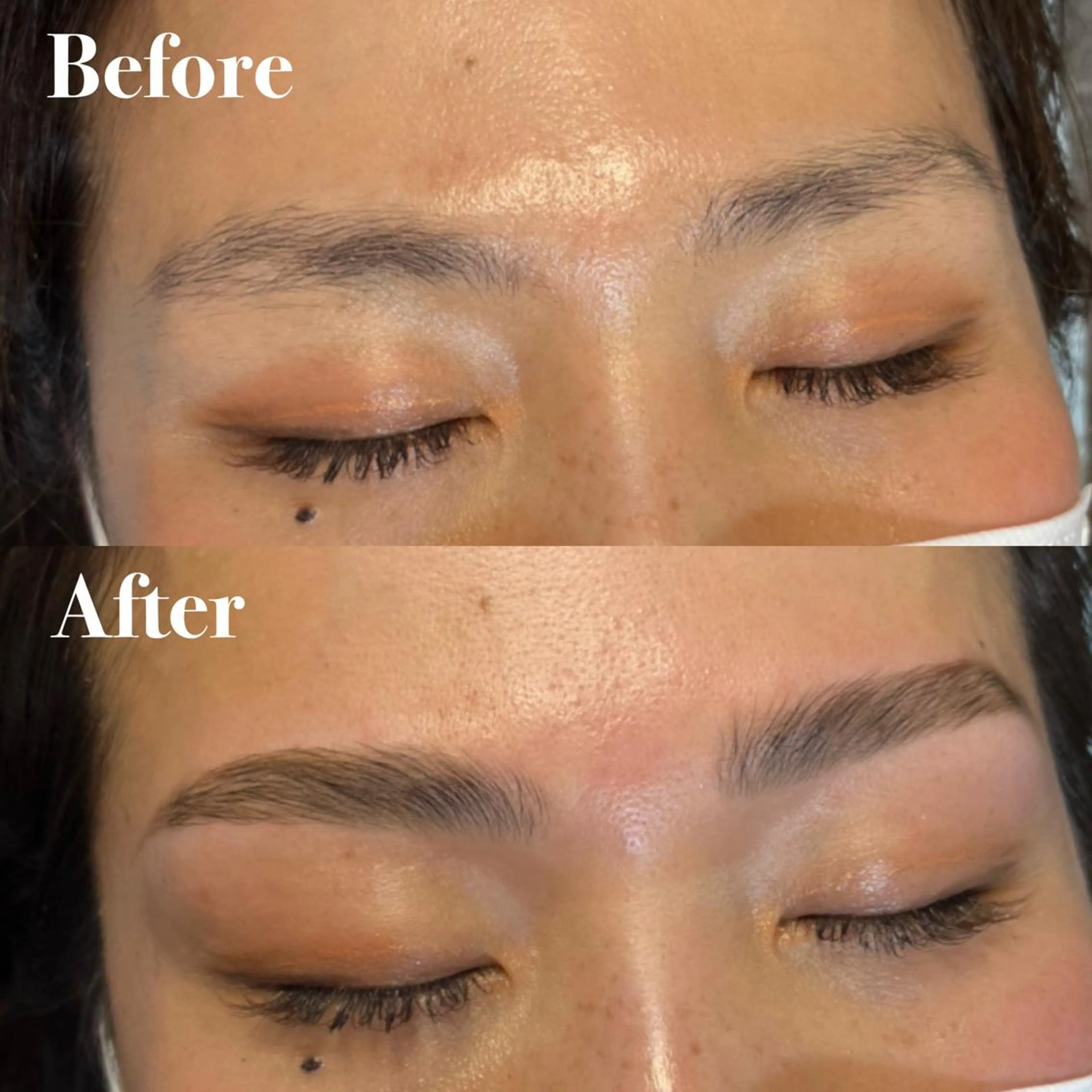 アイブロウ ハリウッドブロウリフト 眉毛と韓国肌質改善 サロン　和泉府中のエステ・リラクイメージ