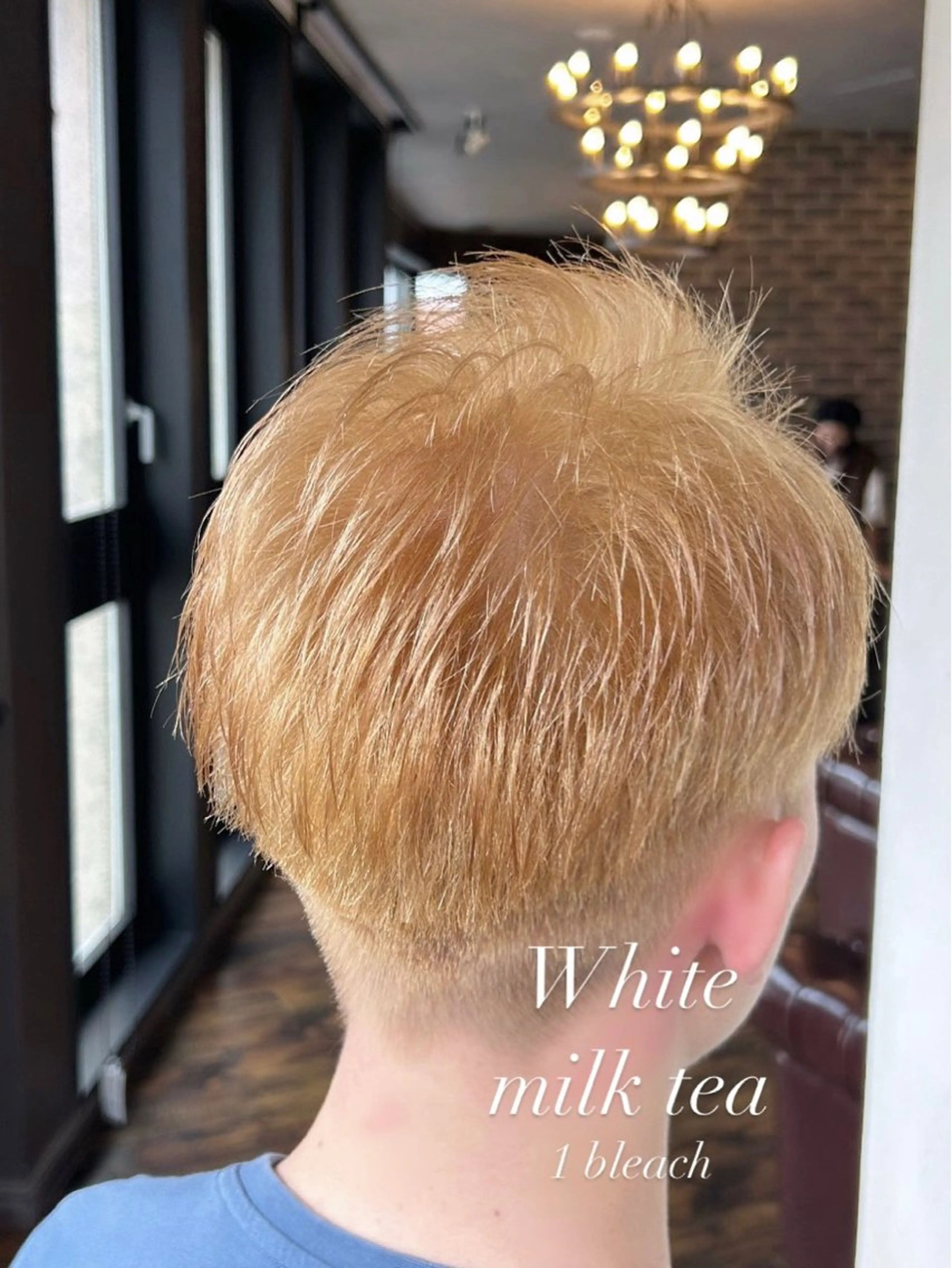 ショート メンズ カット ヘアカラー トリートメント Rina 🫧のヘアスタイル