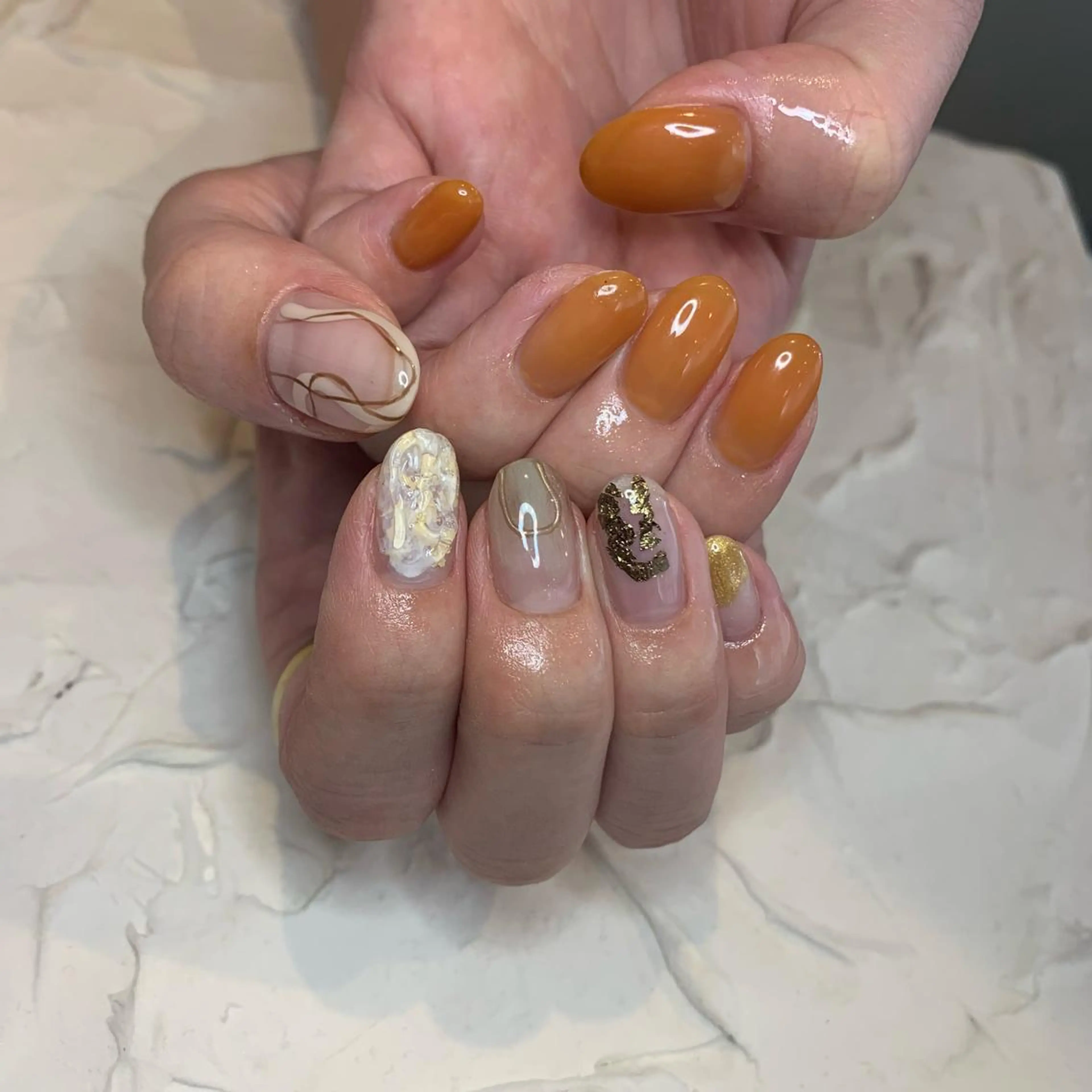 ネイル ニュアンスネイル ハンドネイル Natsuko 🐥のネイルデザイン