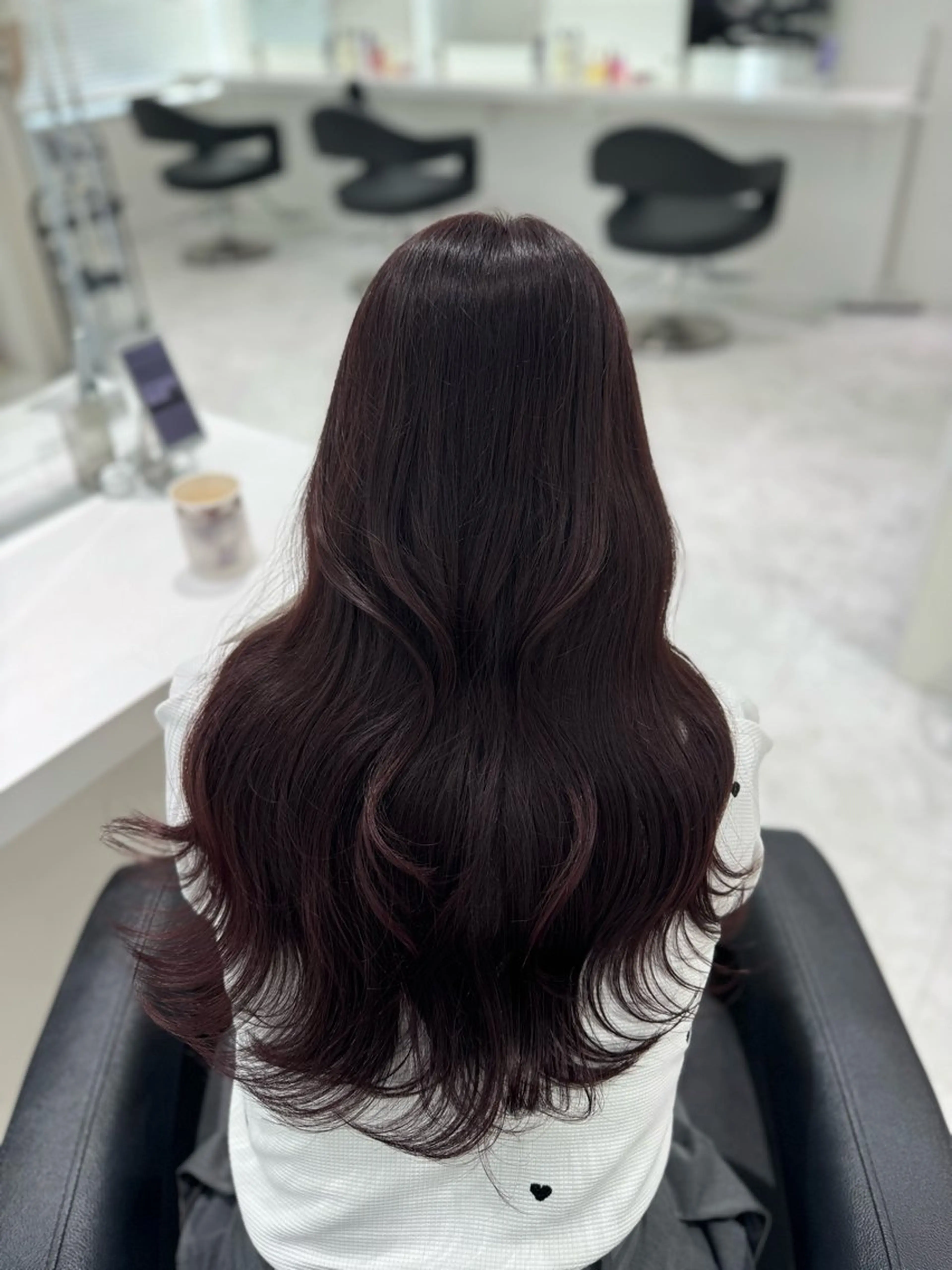 ロング カラー ヘアアレンジ メンズ 🩰韓国ガーリー🏹 kotono🪽のヘアスタイル