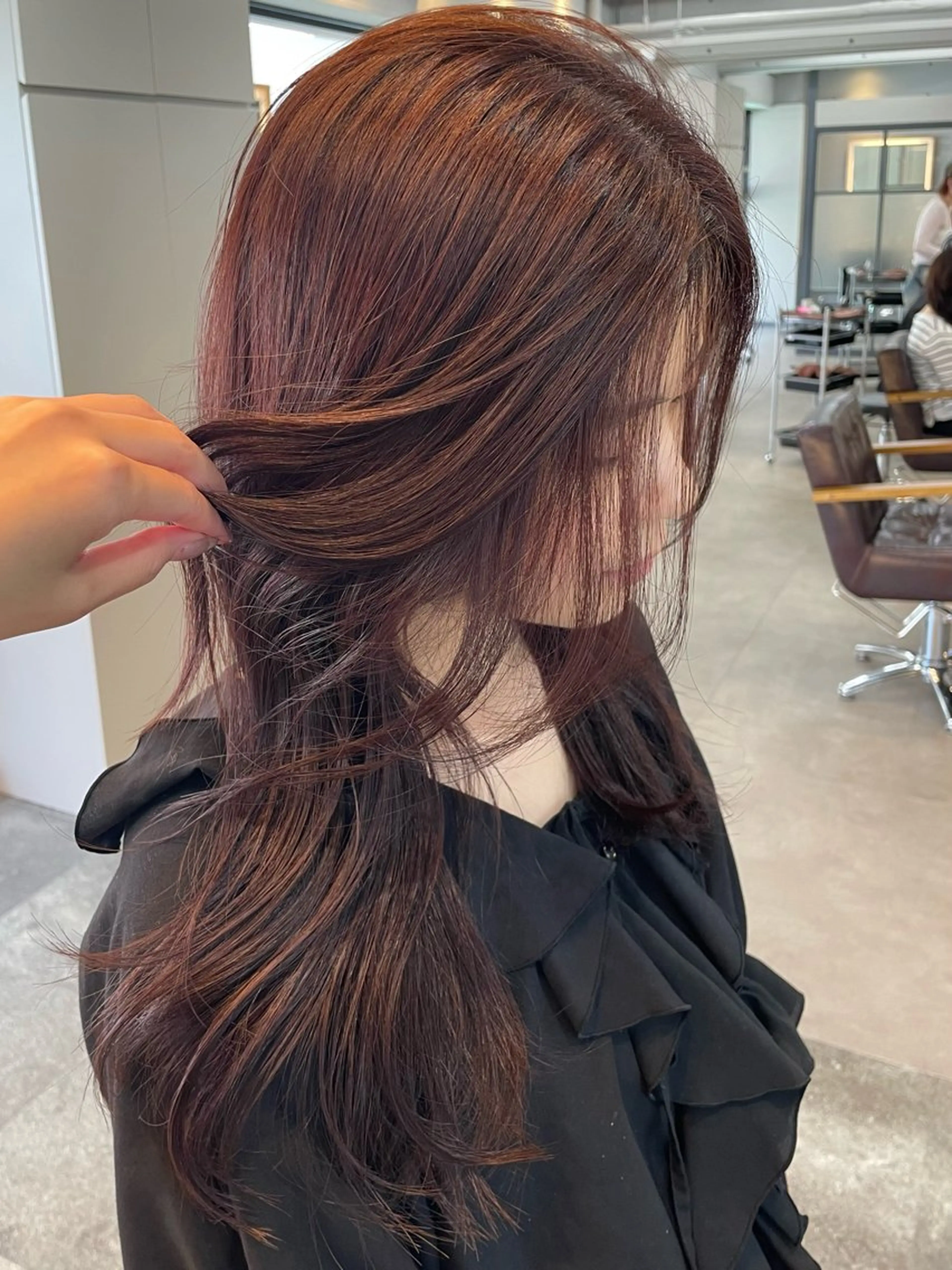 【NEW✨】カット+透明感カラー+2stepトリートメント+ホームケア付きの写真