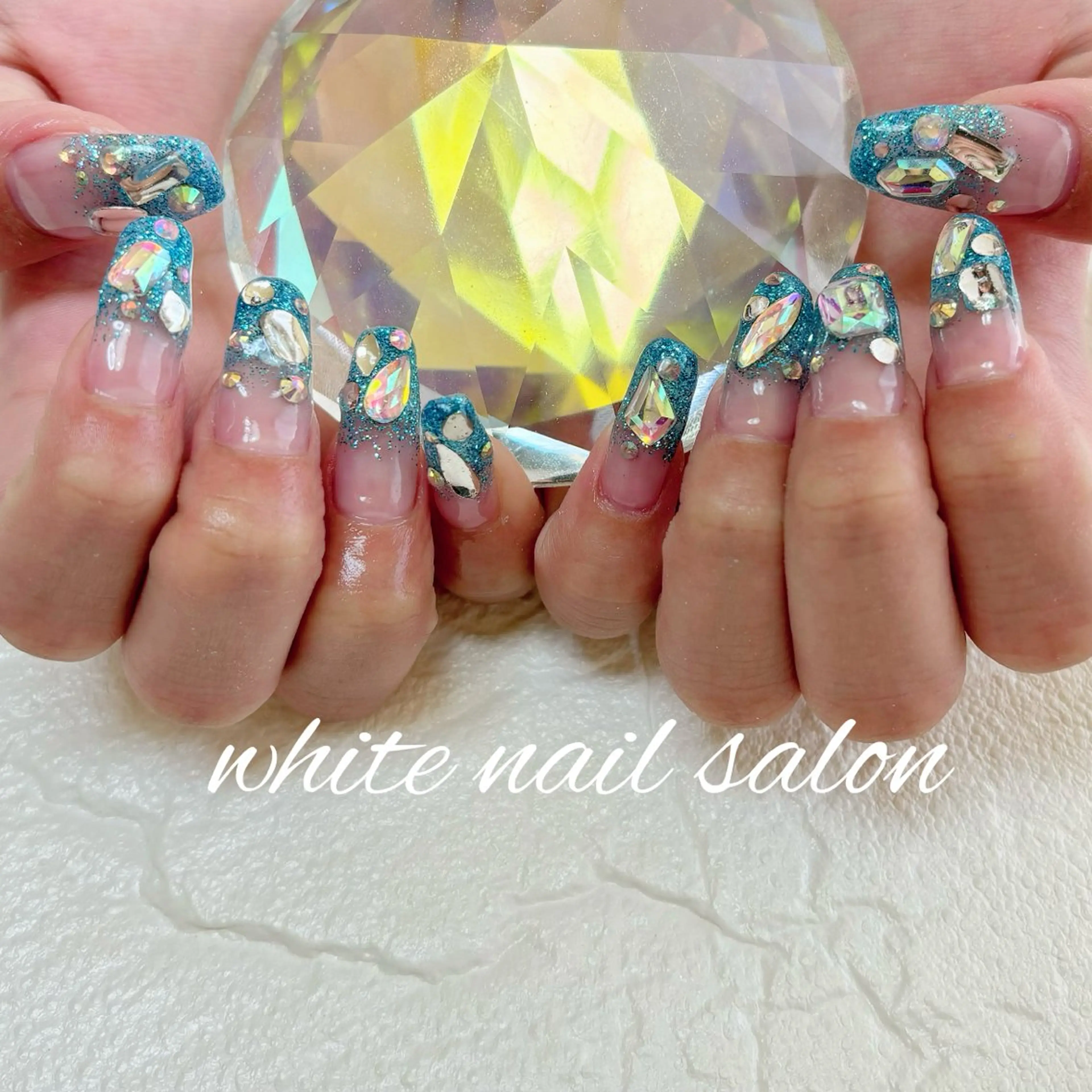 ネイル フットネイル 持ち込み スカルプネイル ハンドネイル white nail salonのネイルデザイン