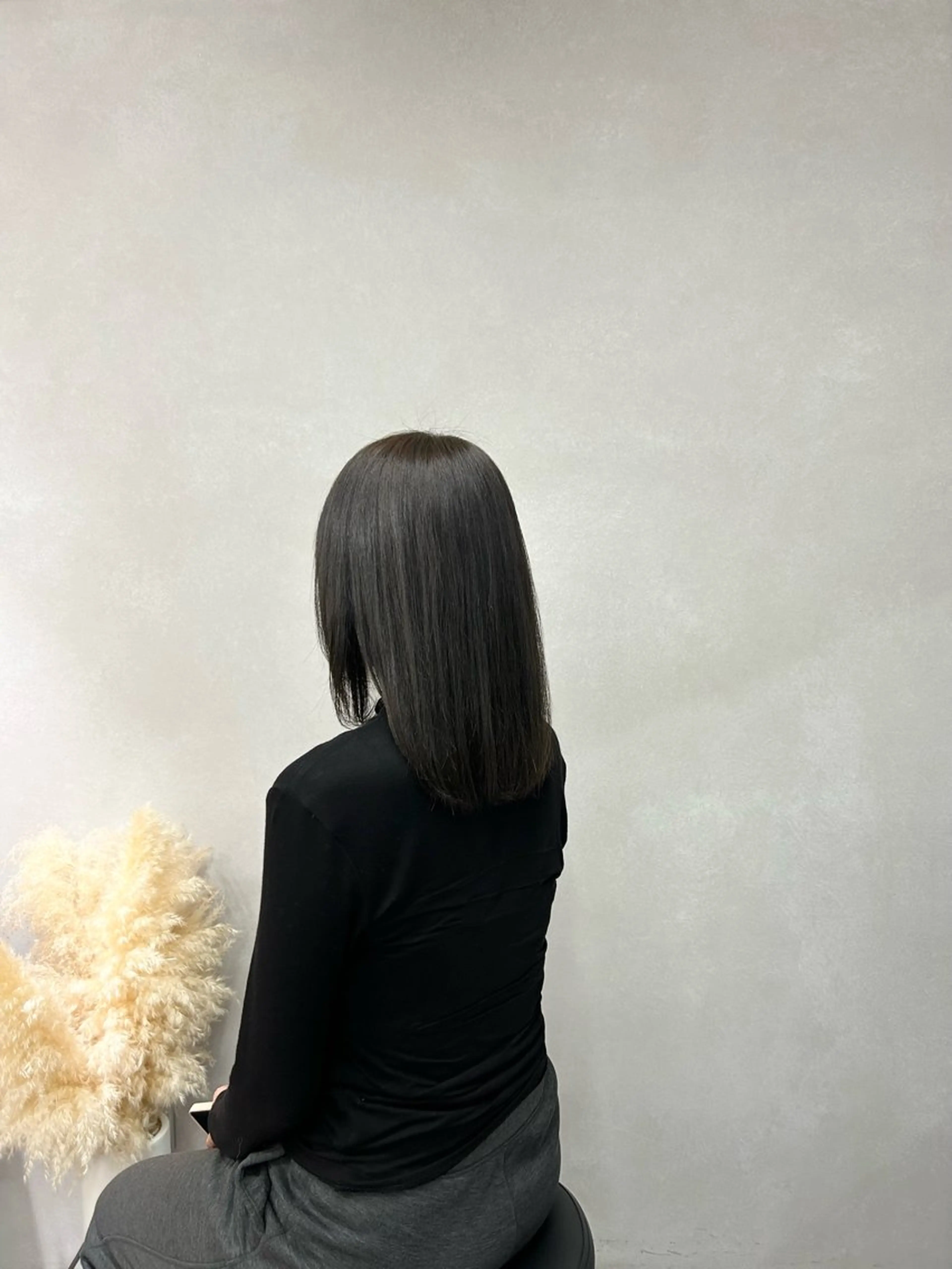 セミロング カラー アッシュ 透明感カラー 暖色･似合わせカラー (廣石沙英🎀)のヘアスタイル