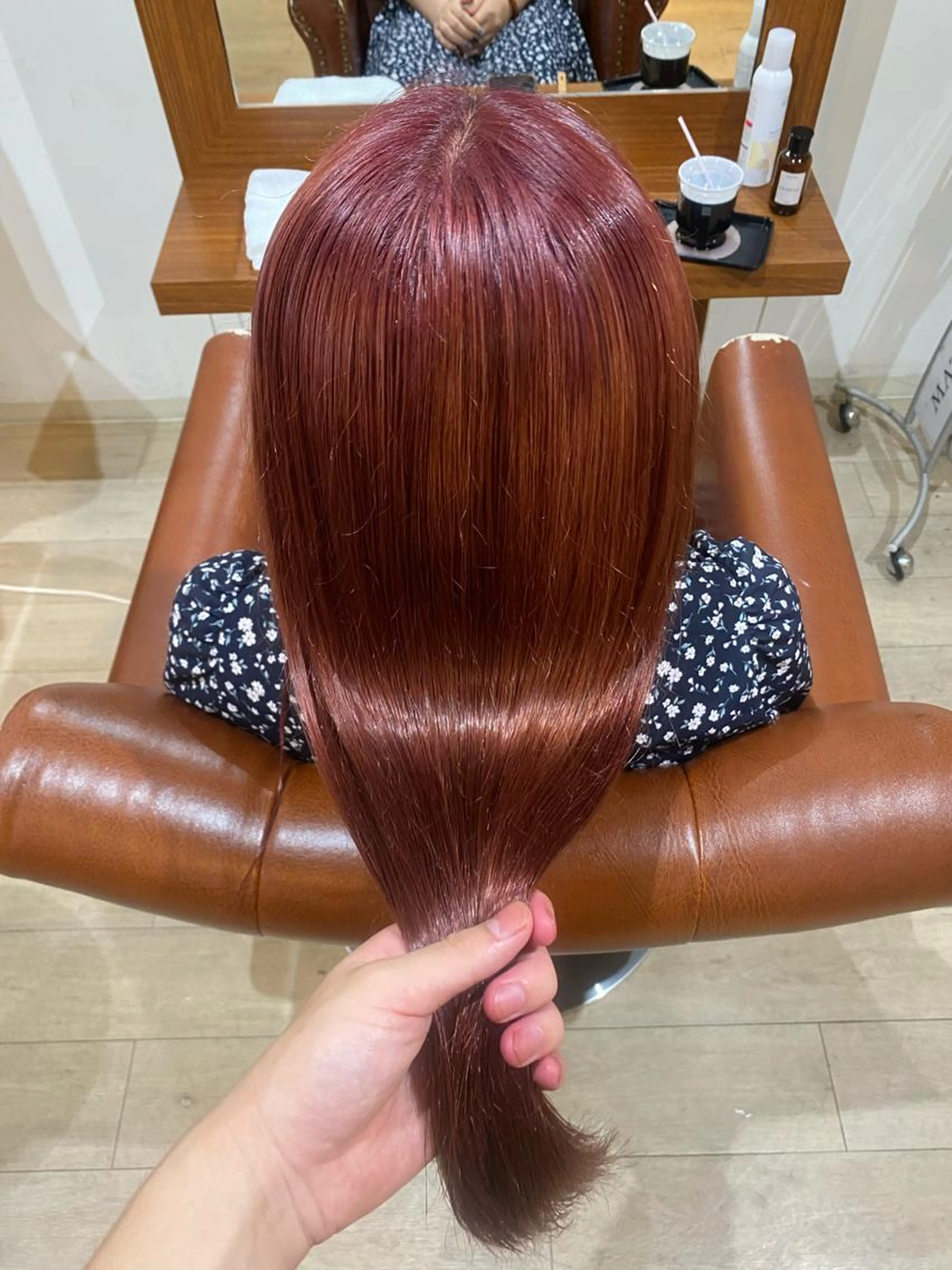 ［3回目以降の方］🌸ブリーチなしで透明感出したい方は是非！ダメージレスカラー🌈🌈の写真