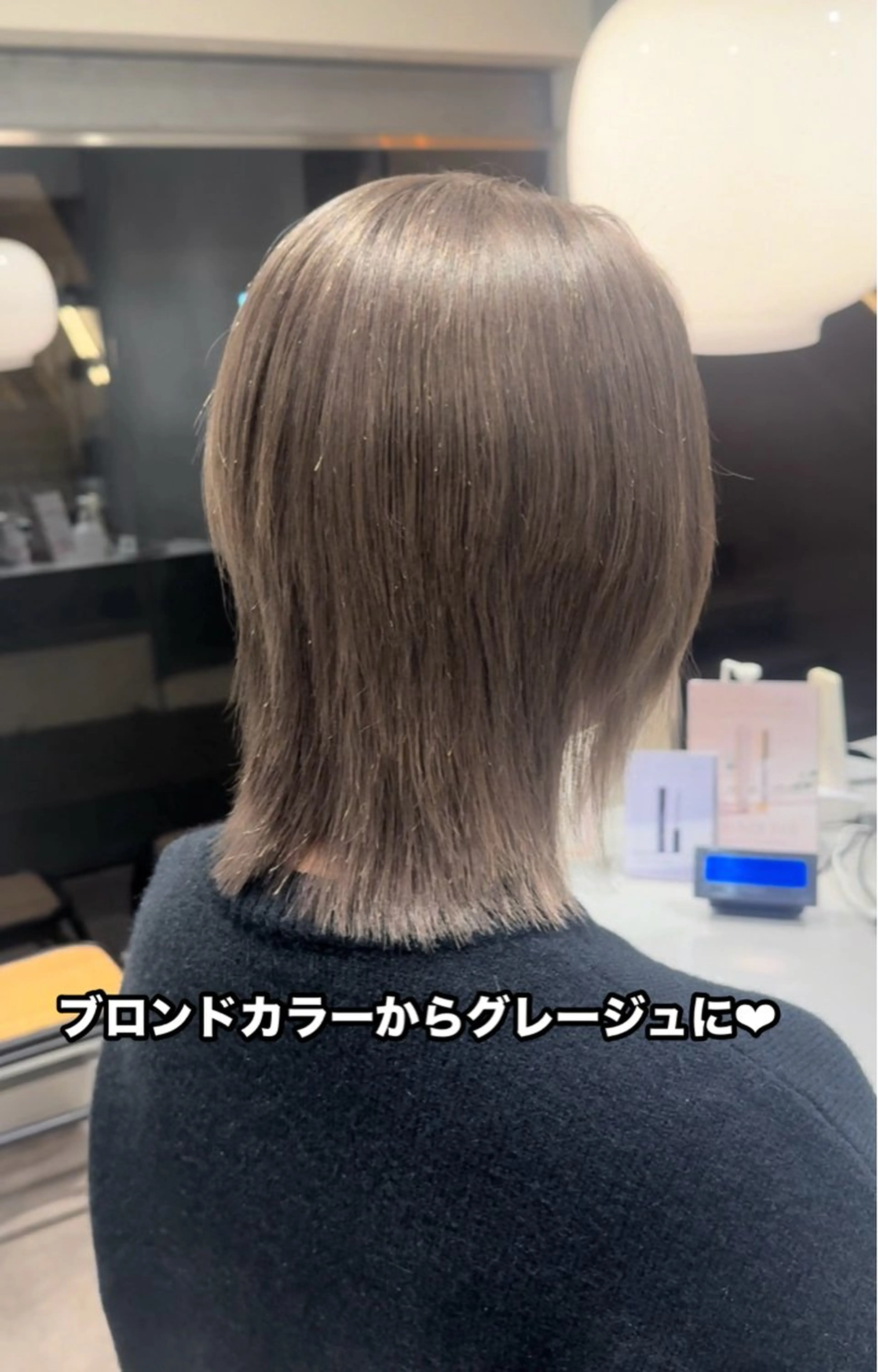 ミディアム カラー ベージュカラー ブリーチ ブロンド ケアブリーチ 透明感カラー 💎透明感カラー特化 💎TAISEIのヘアスタイル