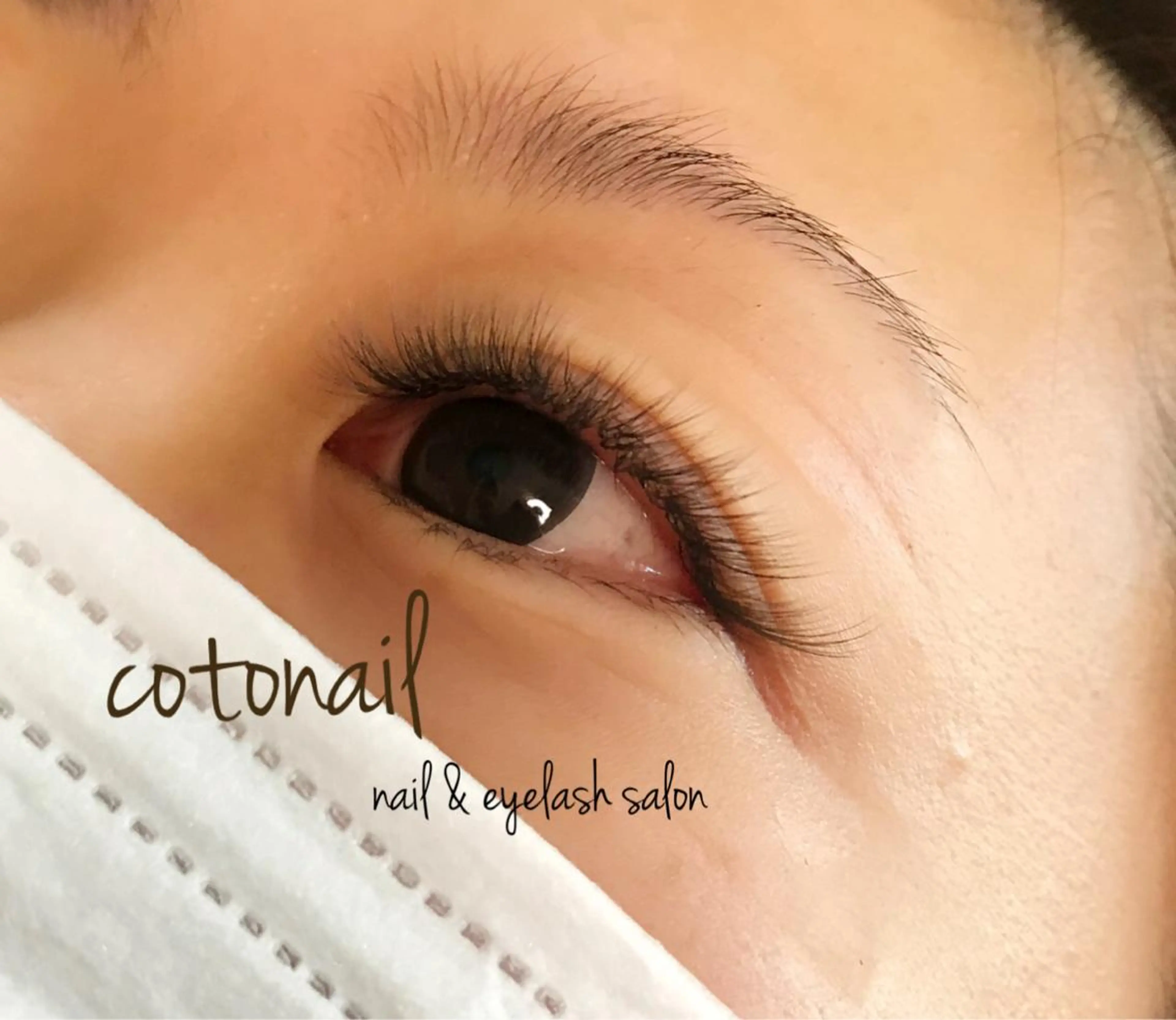 セミロング マツエク・マツパ ボリュームラッシュ ツメトマツゲ .のネイルデザイン