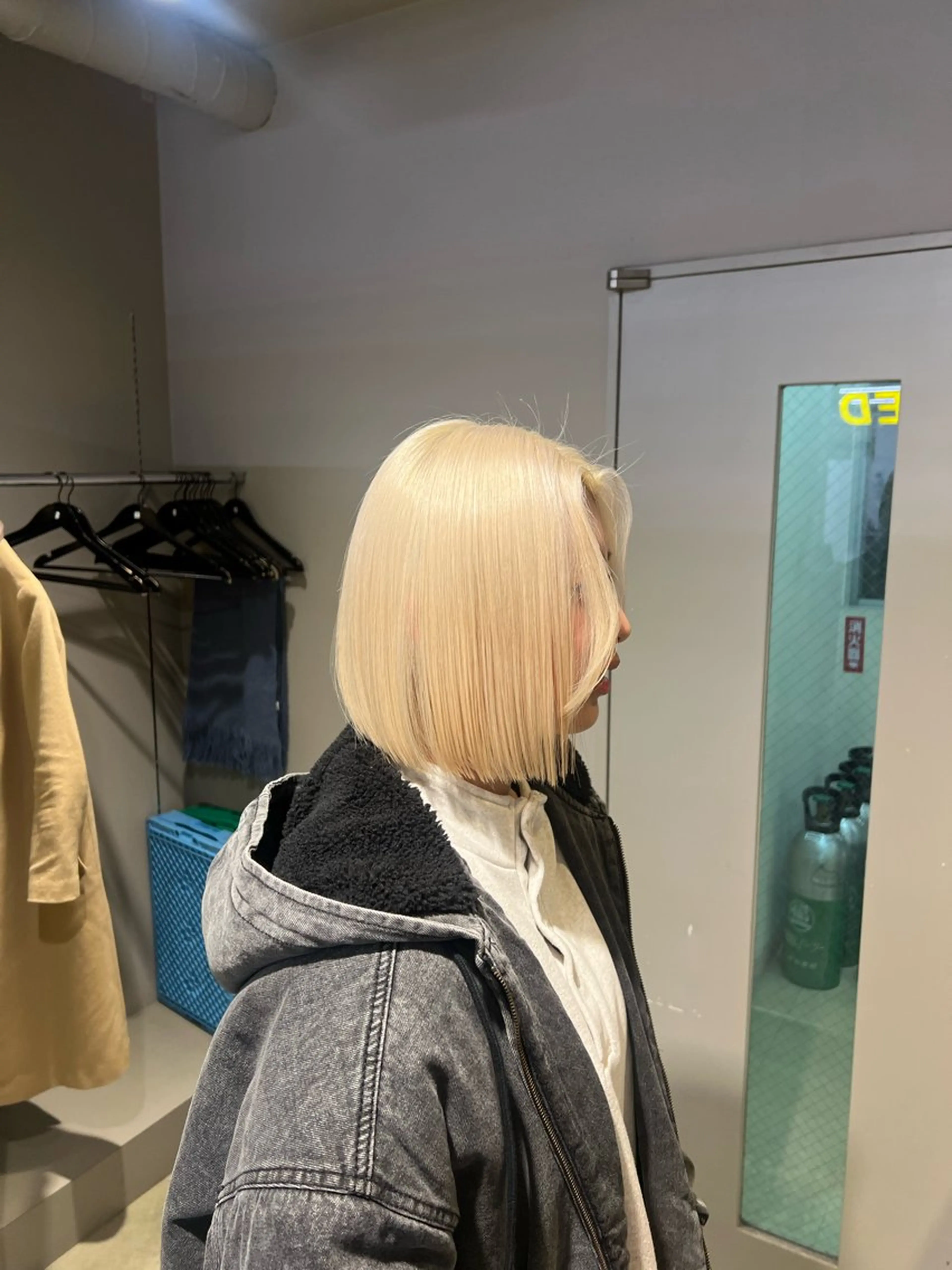 ミディアム カラー ヘアカラー 韓国レイヤーカット /REIのヘアスタイル