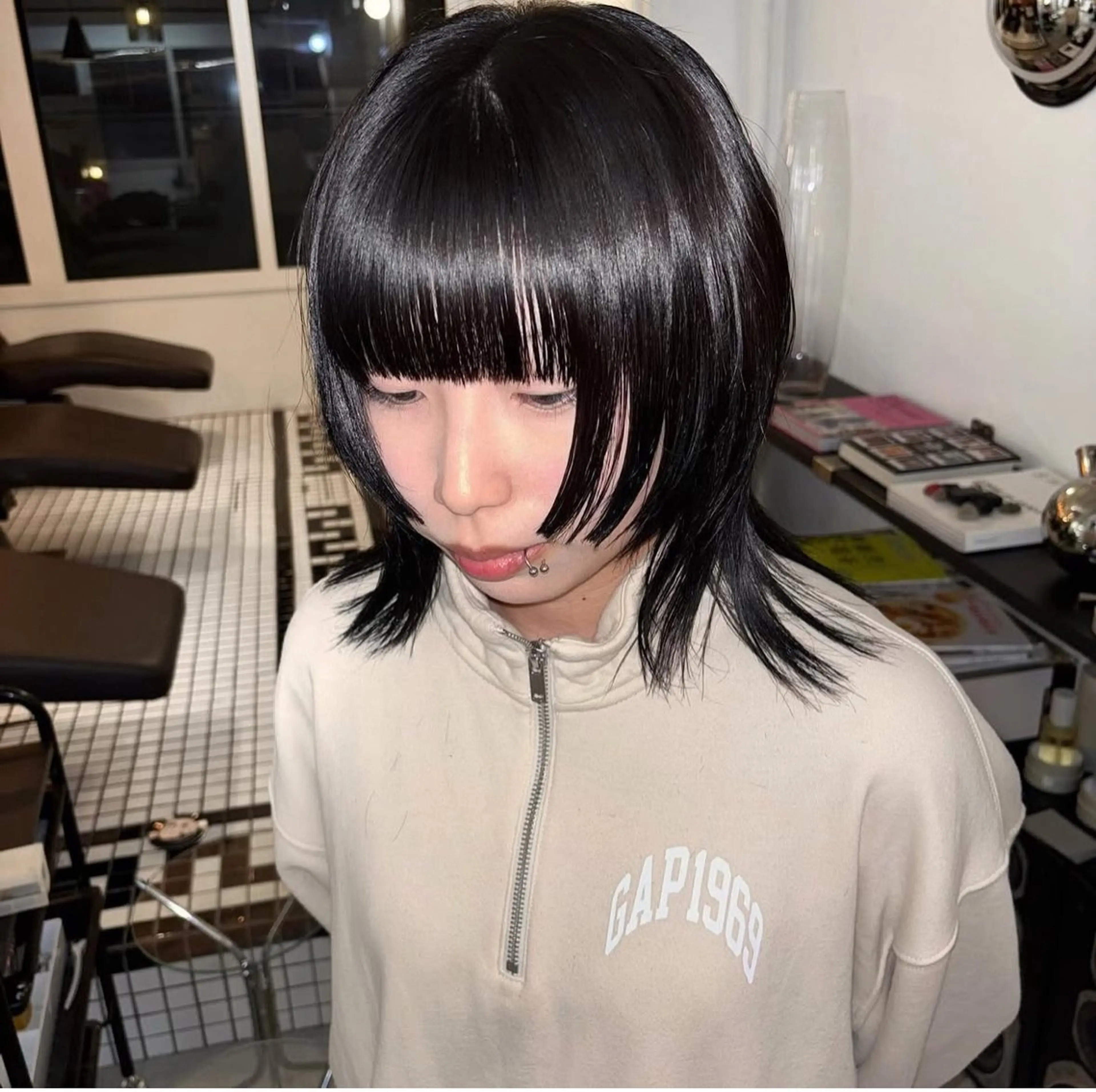 ミディアム カラー カット hair salon　丹tan所属・Rena✴︎トレンド ×スタンダードMIXのヘアスタイル