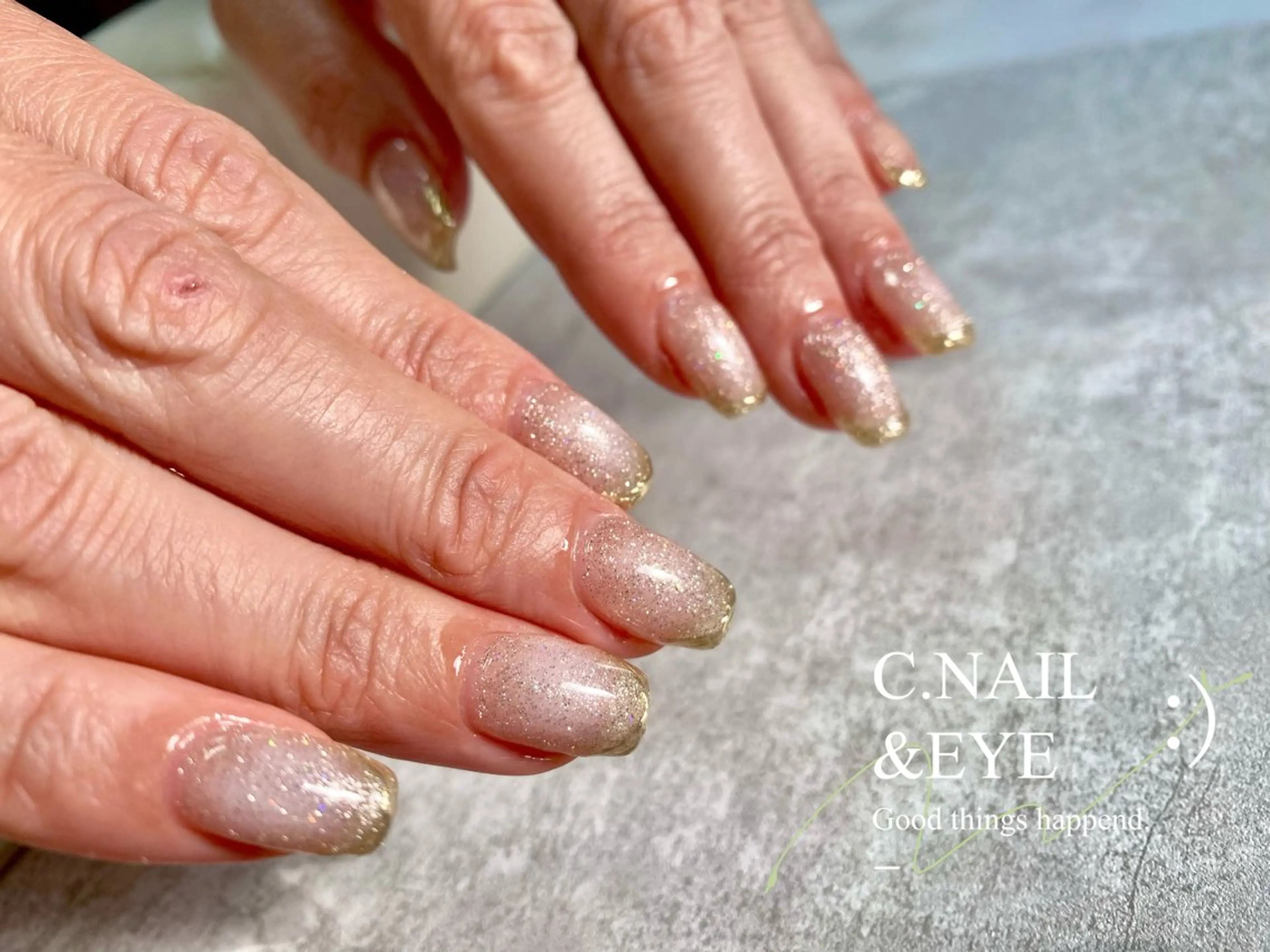 ネイル シンプルネイル C.Nail &Eye筑紫駅のネイルデザイン