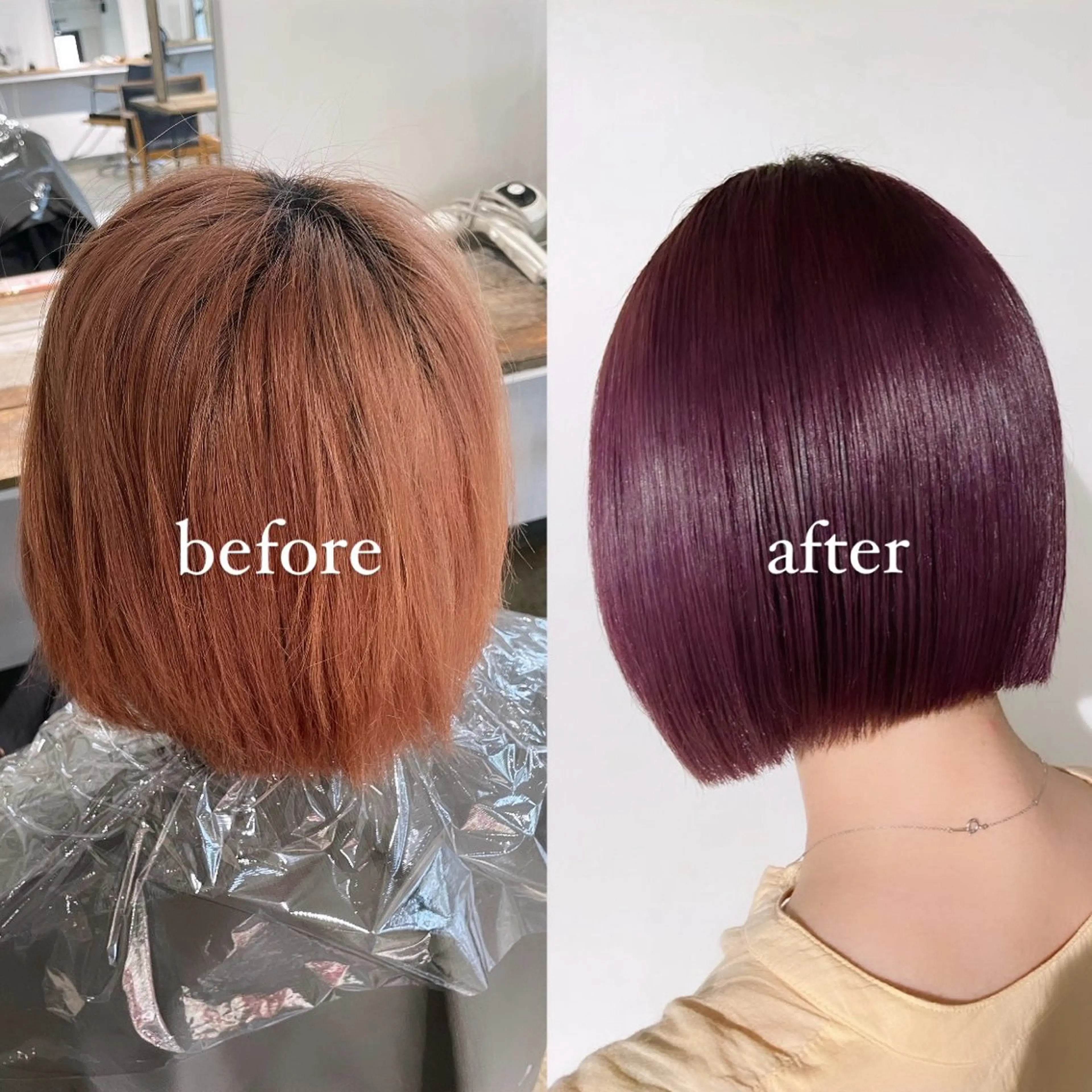 セミロング カラー ラベンダーカラー ピンクカラー ピンクラベンダー ボブ ヘアカラー 暖色カラー🍒 ケアブリーチ/akiのヘアスタイル