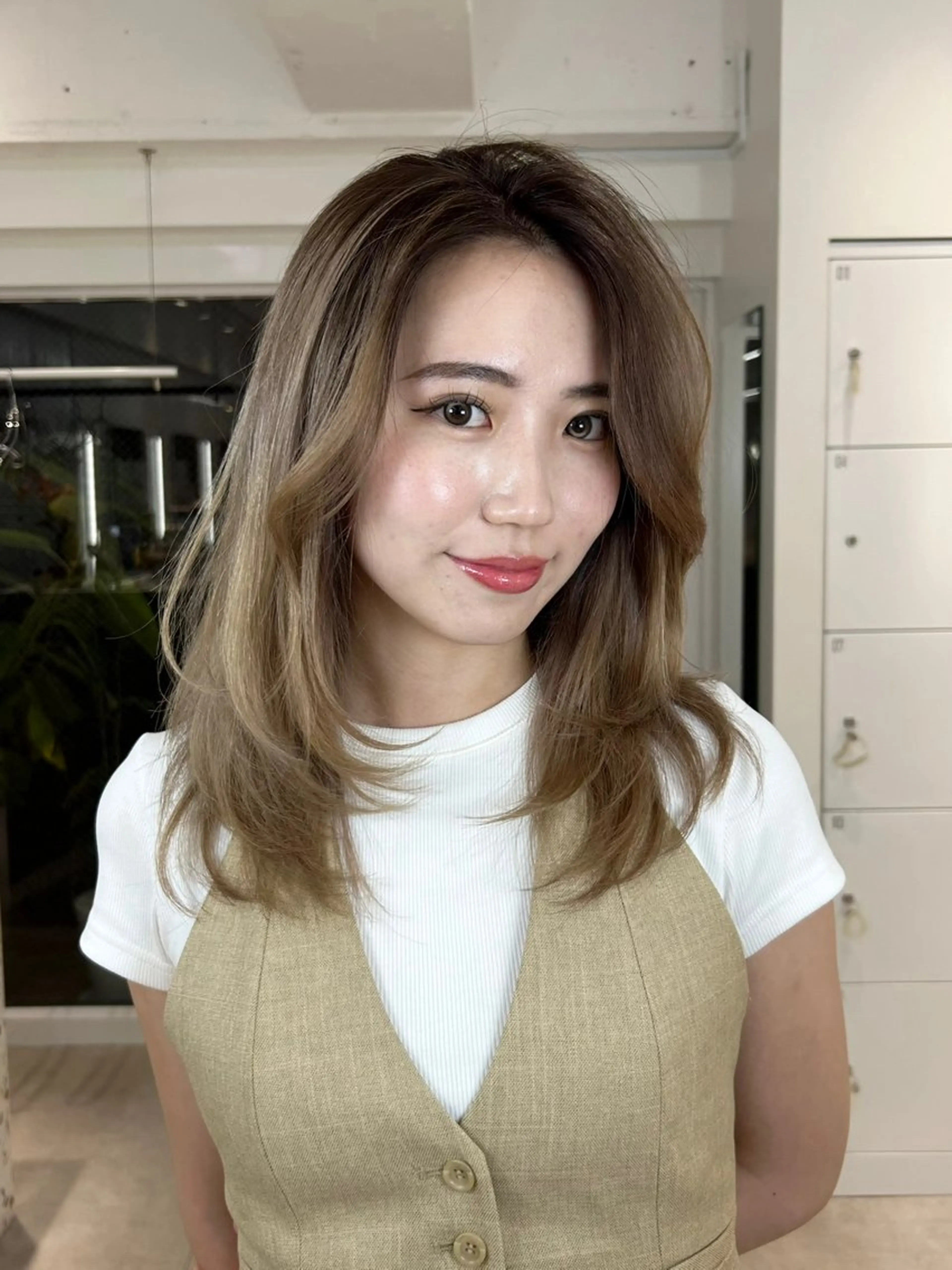 ロング カラー バレイヤージュ ハイライトカラー 外国人風カラー ハイライト レイヤーカット ヘアカラー ✨レイヤーカット 海外ヘア/原宿✨のヘアスタイル