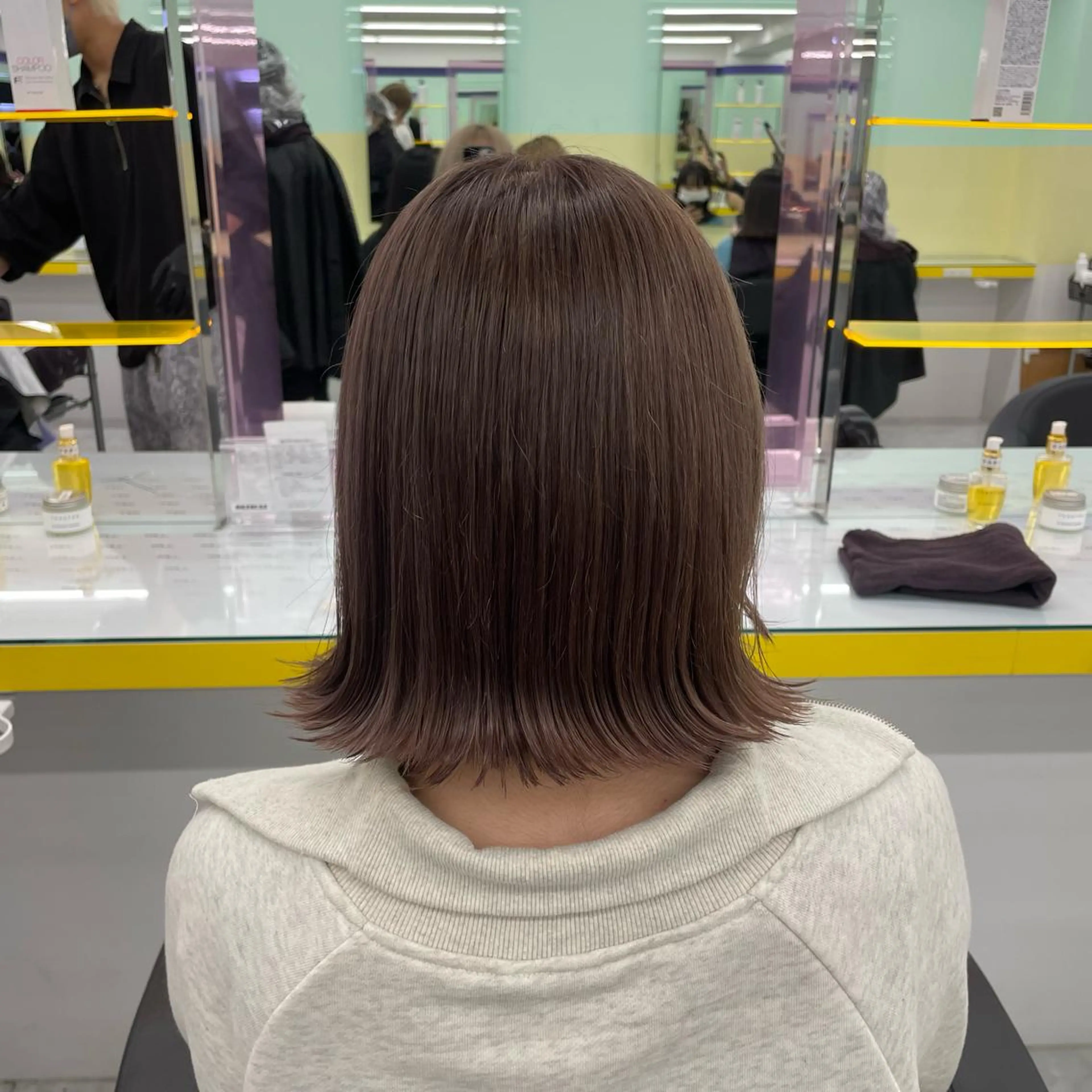 ミディアム 🤍韓国トレンド ヘア🤍miku🤍のヘアスタイル