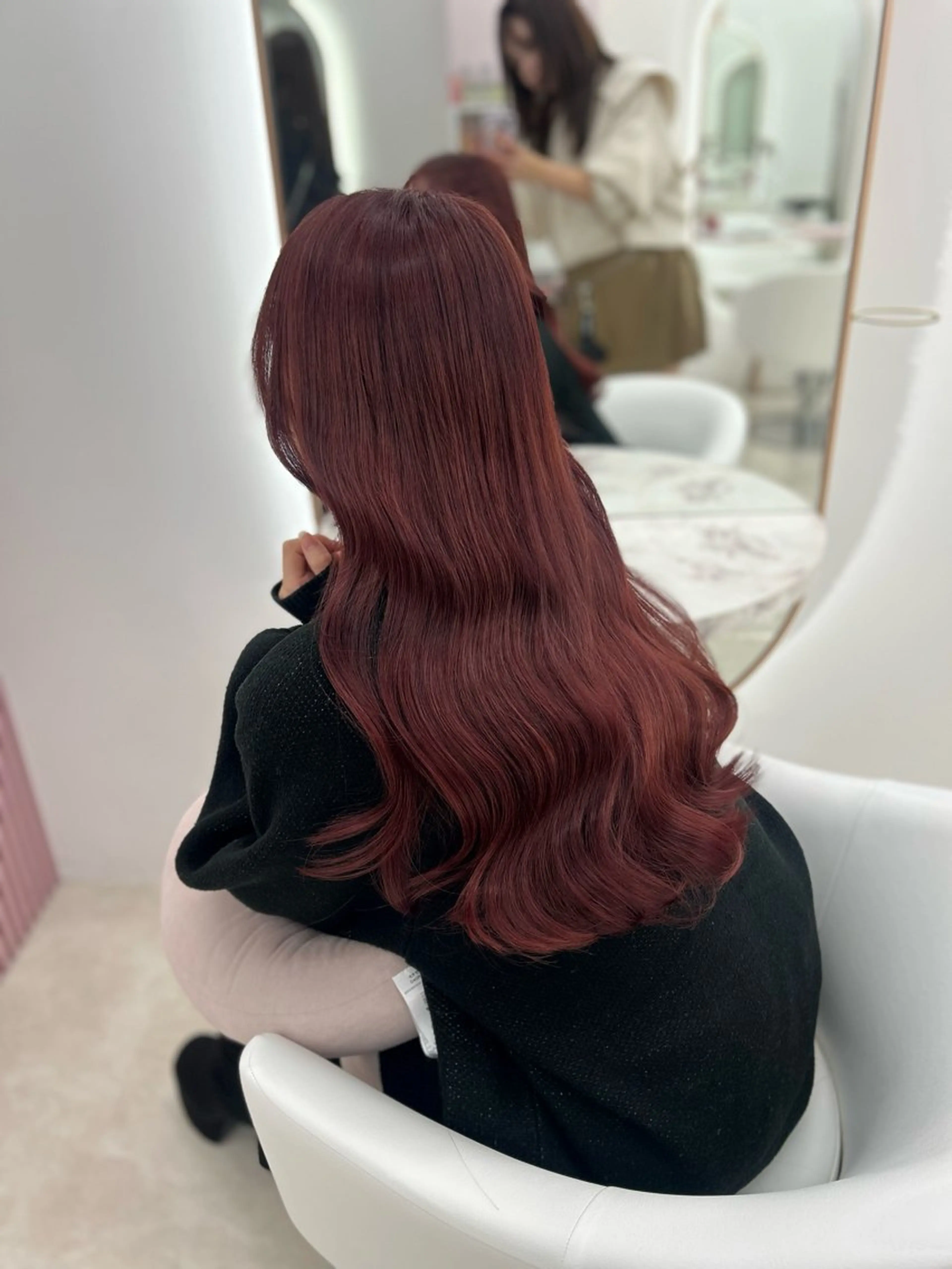 カラー カット ヘアカラー トリートメント 暖色/艶カラー/ エクステ/ユリヤのヘアスタイル