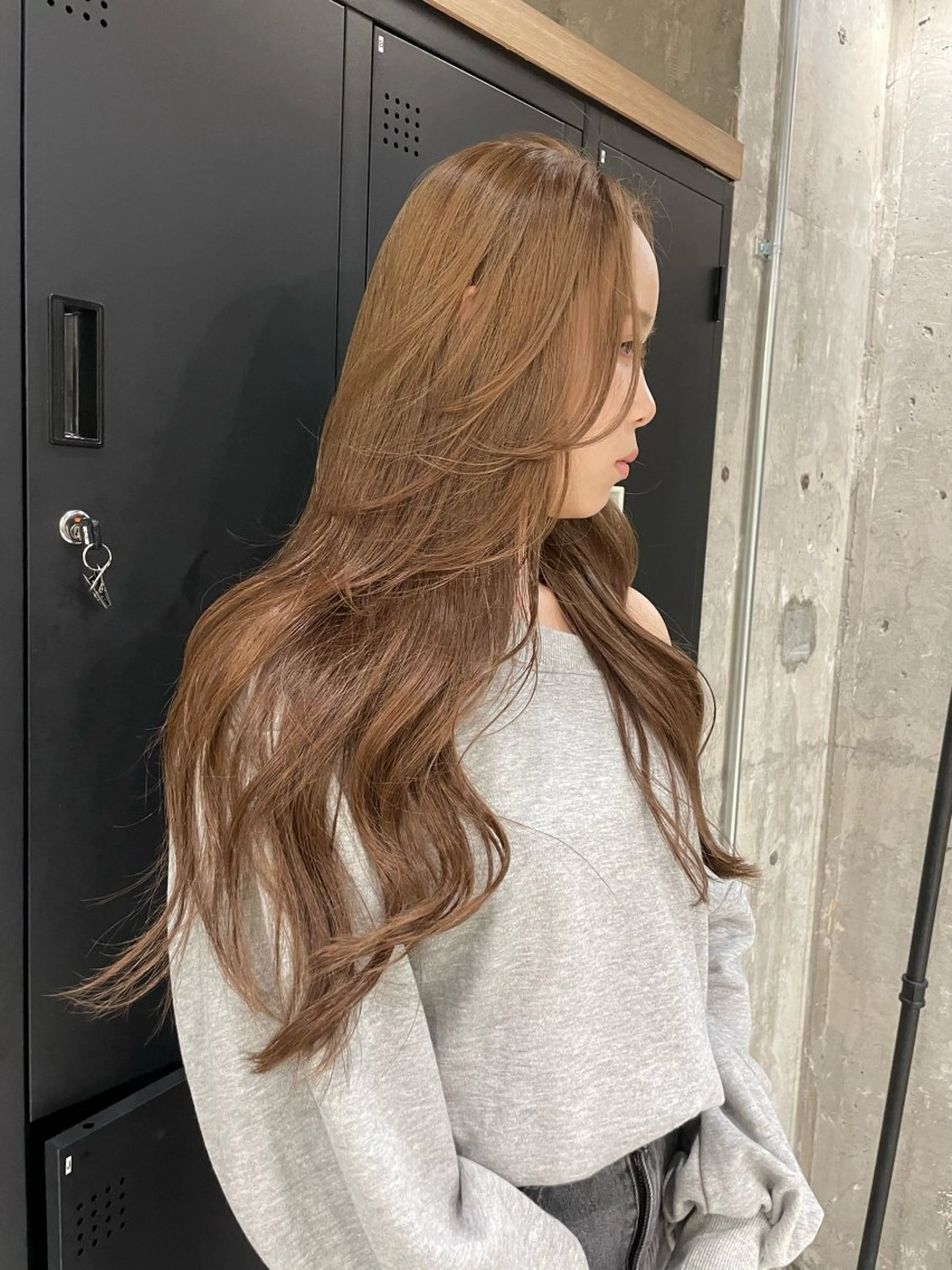 ロング 🫧ハイライトカラー 🫧 𝓜𝓘𝓤のヘアスタイル