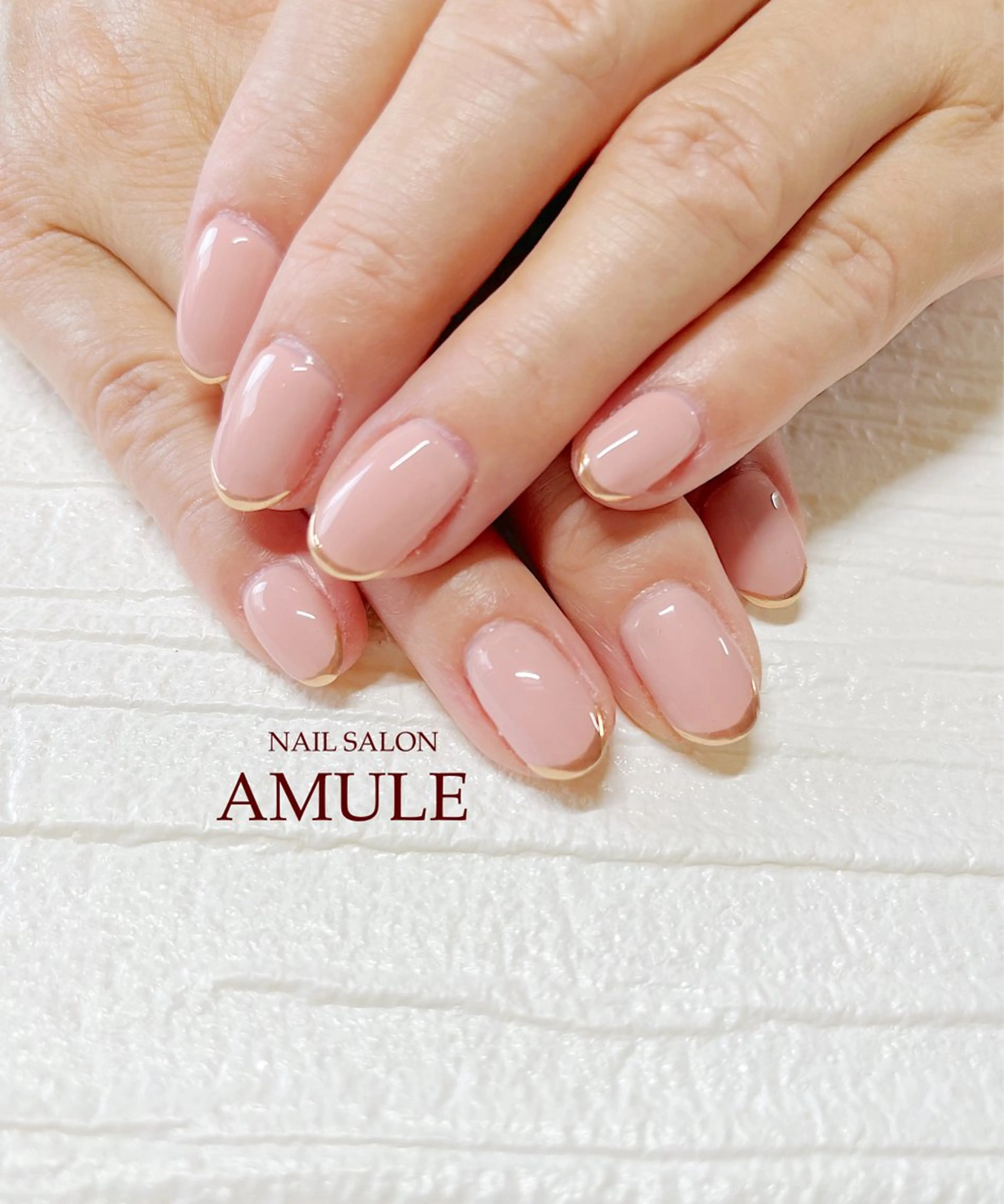 ネイル フレンチネイル ミラーネイル ワンカラーネイル ハンドネイル NAILSALON AMULEのネイルデザイン