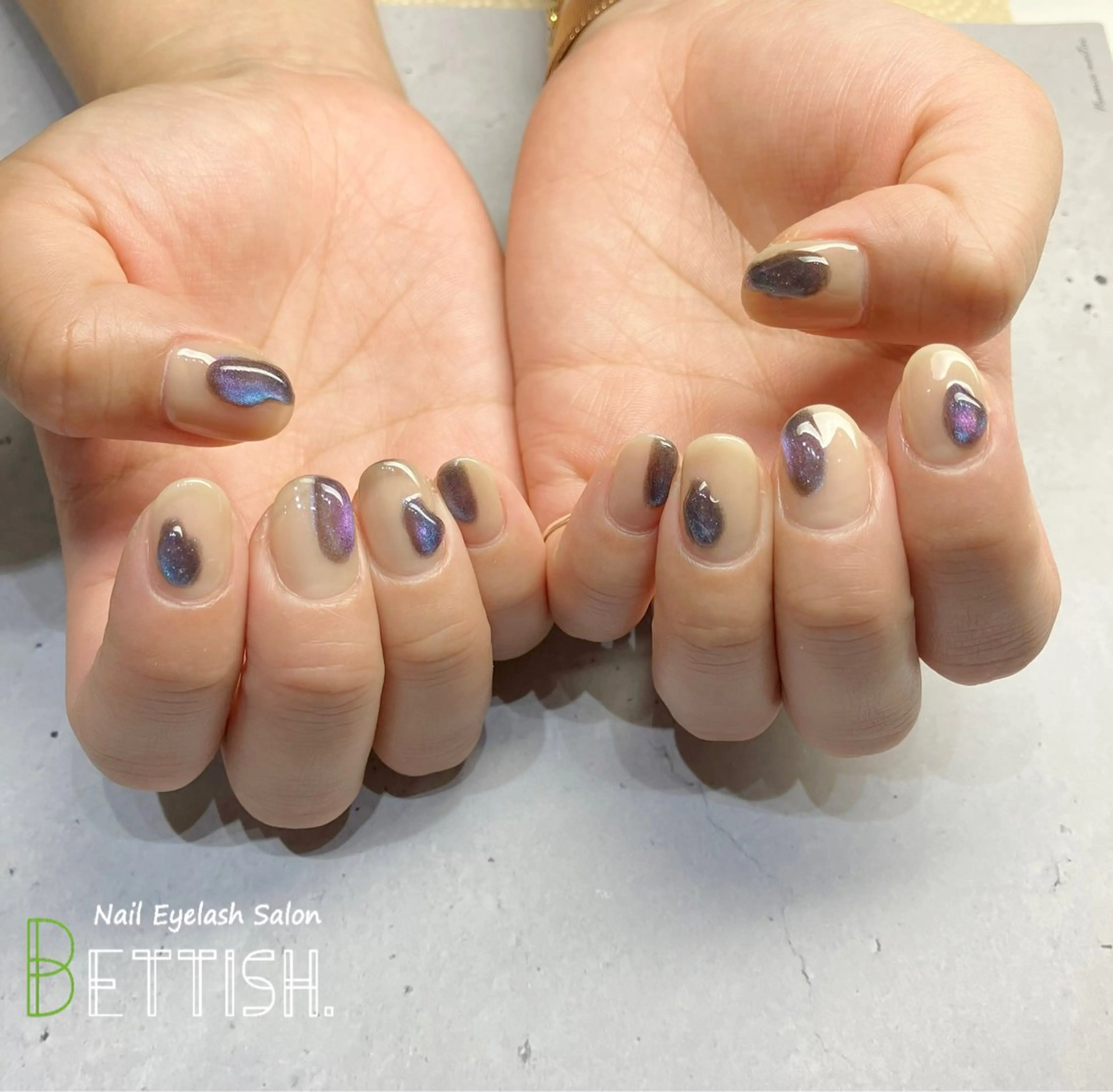 ネイル マグネットネイル ぷっくりネイル ハンドネイル BETTISH. KUMIKO☺︎︎のネイルデザイン