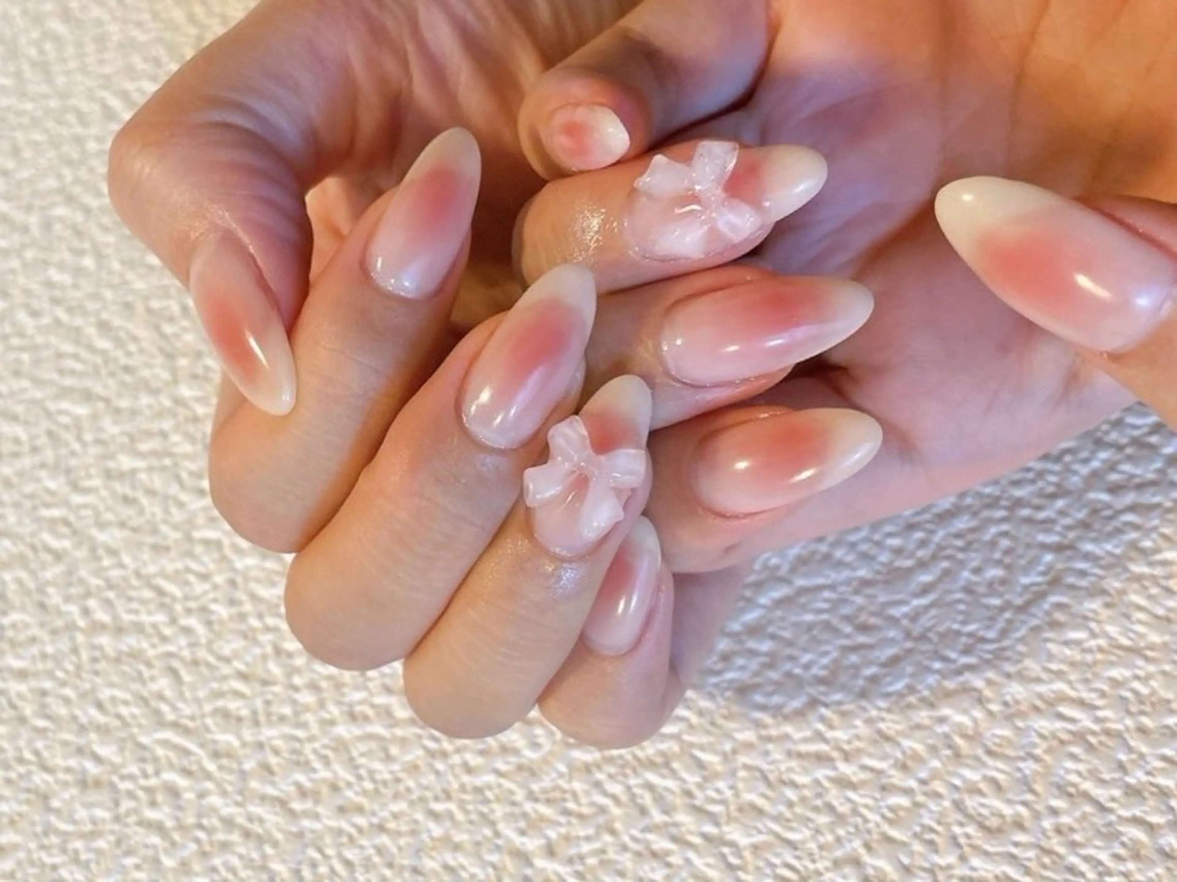 ネイル オーロラネイル チークネイル フットネイル フレンチネイル ジェルネイル kikinail 溝の口のネイルデザイン