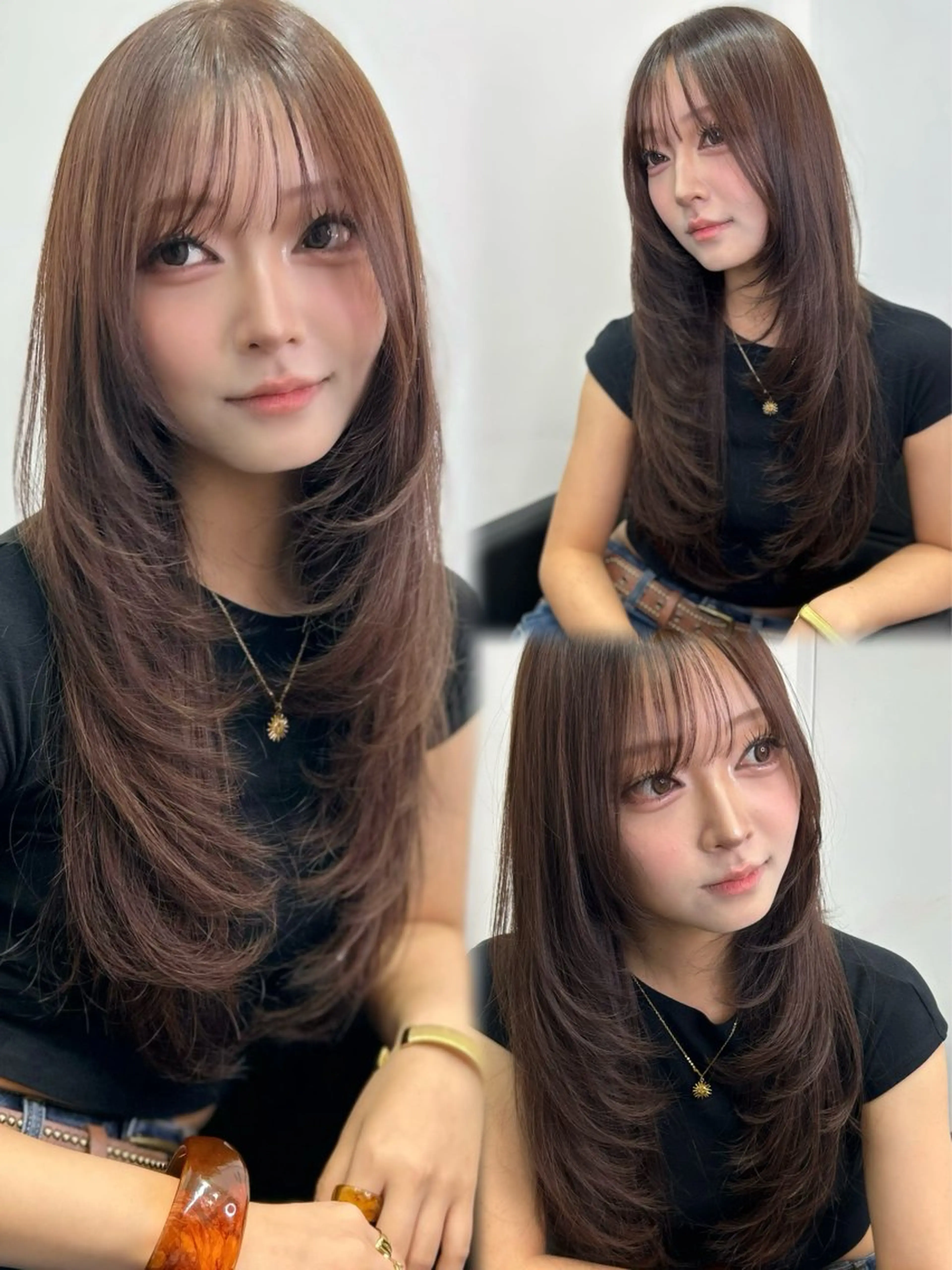 ロング ヘアカラー エクステ elyts-shibuya-所属・【elyts】 𝑲𝑶𝑼𝑲𝑰のヘアスタイル