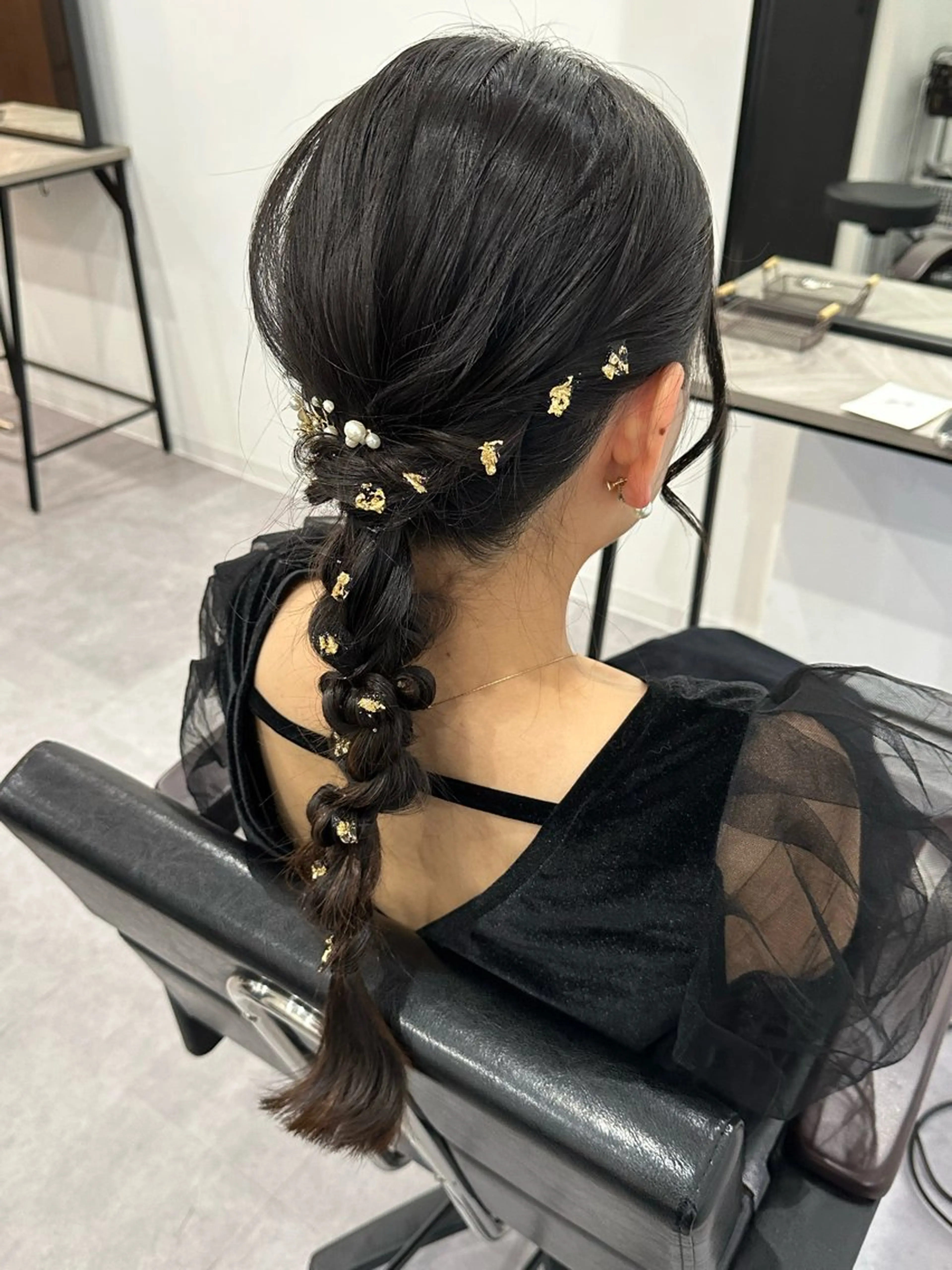 ロング ヘアアレンジ 🌈髪質改善🌈 過去の1艶サラ体験✨のヘアスタイル