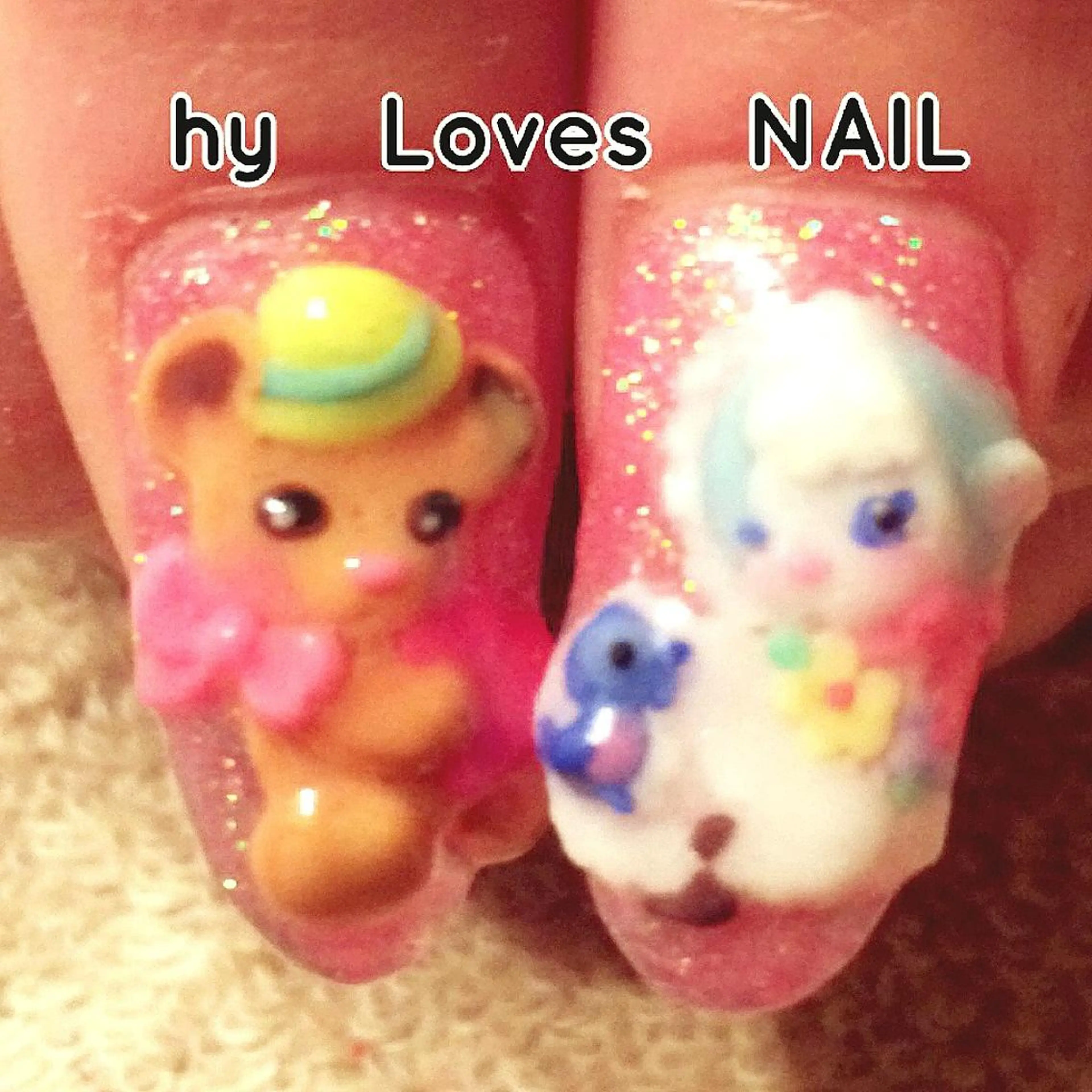 ネイル ジェルネイル ロングネイル 赤色 ハンドネイル よしだ ひろきのネイルデザイン