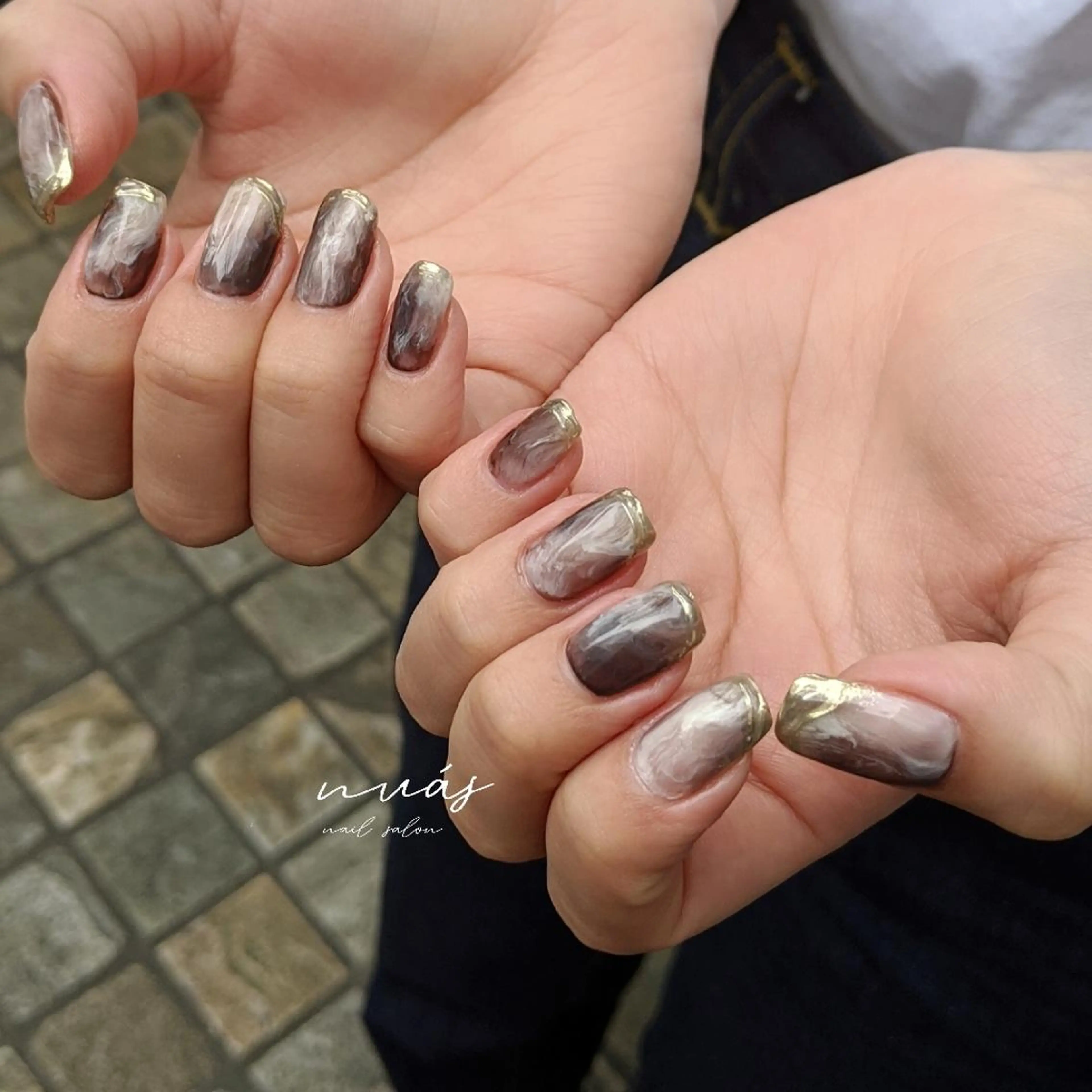 ネイル ハンドネイル nuás nail & eyeのネイルデザイン