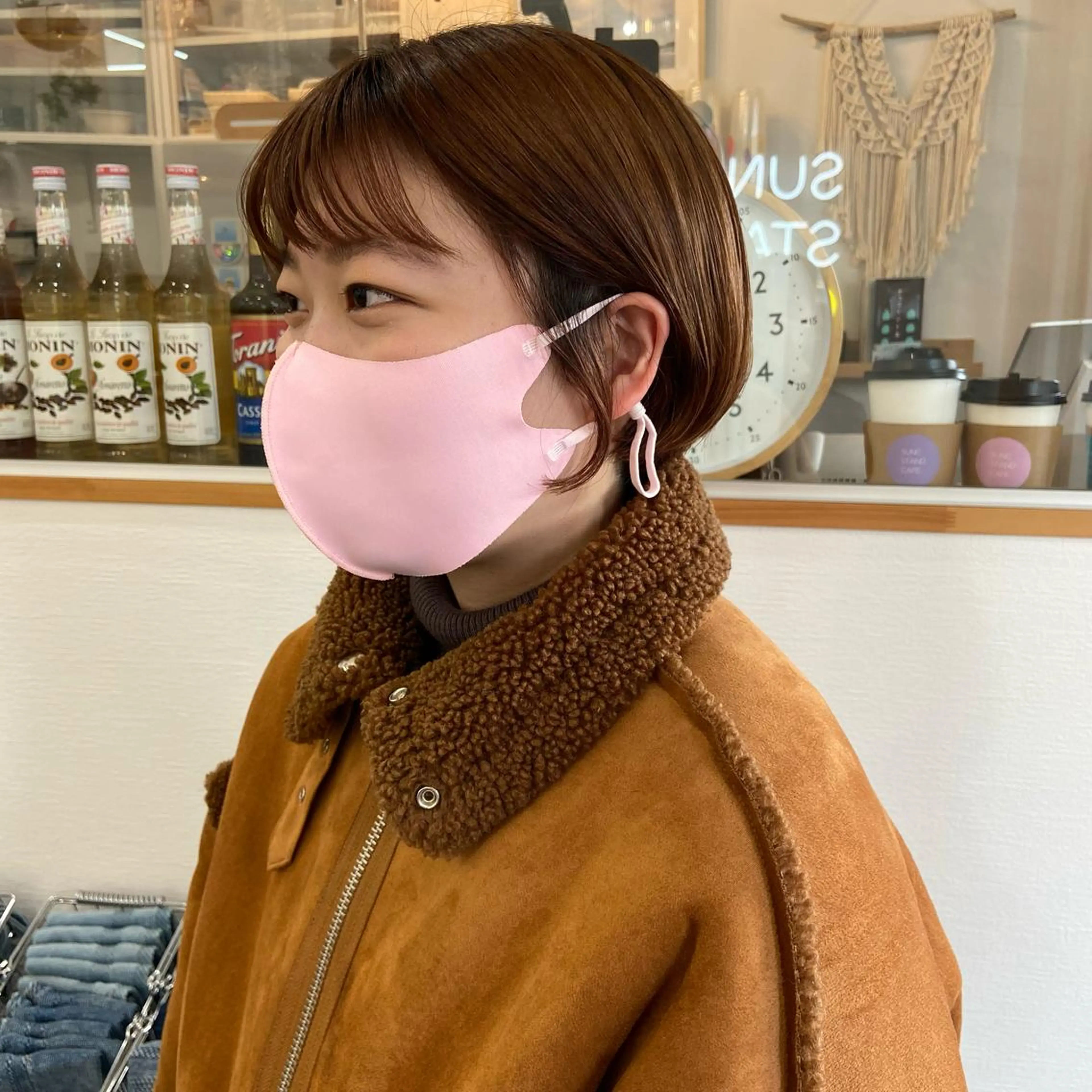 ショート 伸ばしかけ カット ヘアカラー トリートメント SUNC🍀大熊 花奈絵🍀のヘアスタイル