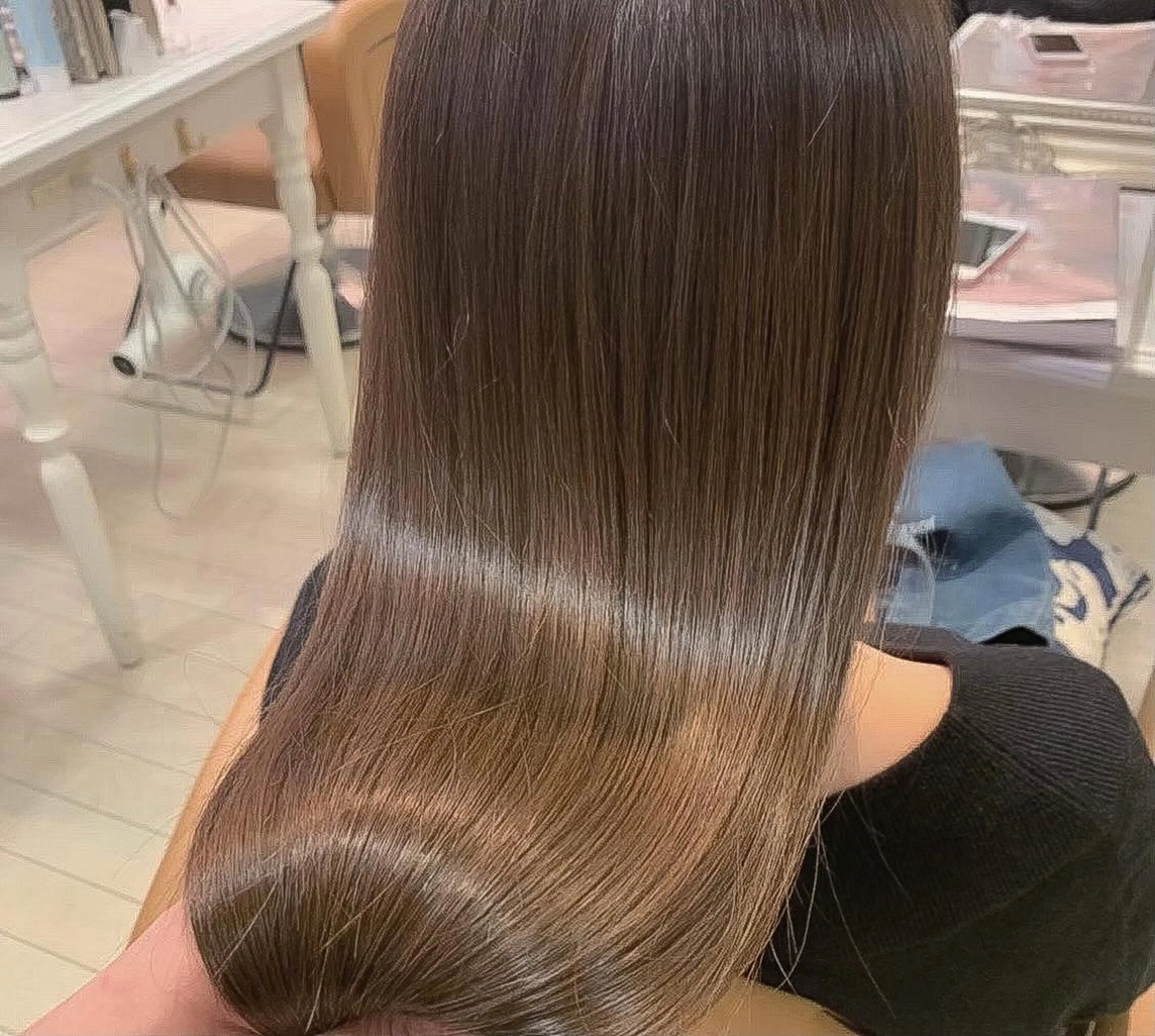 ロング レイヤー/韓国ヘア 縮毛矯正🫧鈴木颯のヘアスタイル