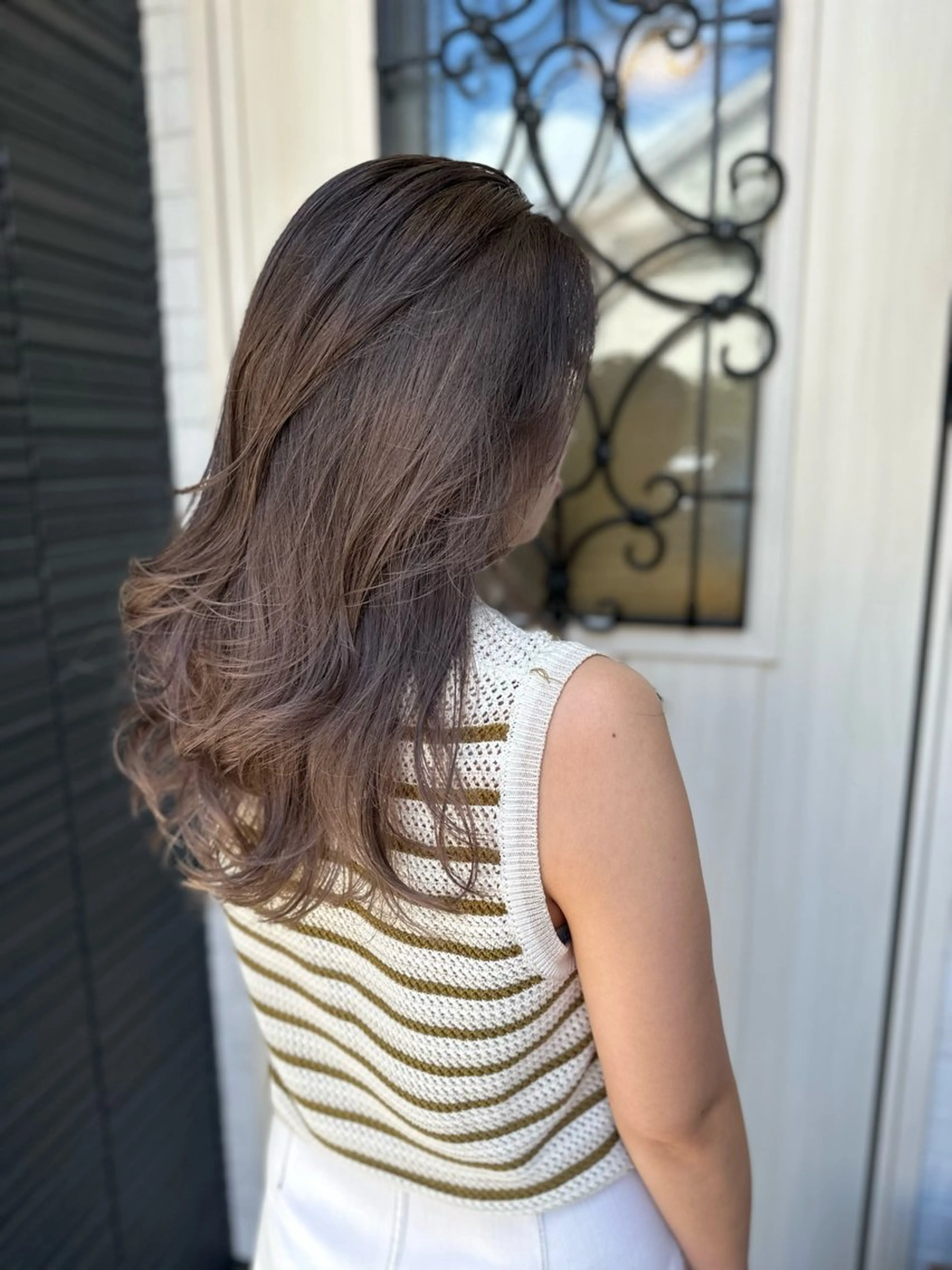 セミロング ヘアカラー K Harukaのヘアスタイル