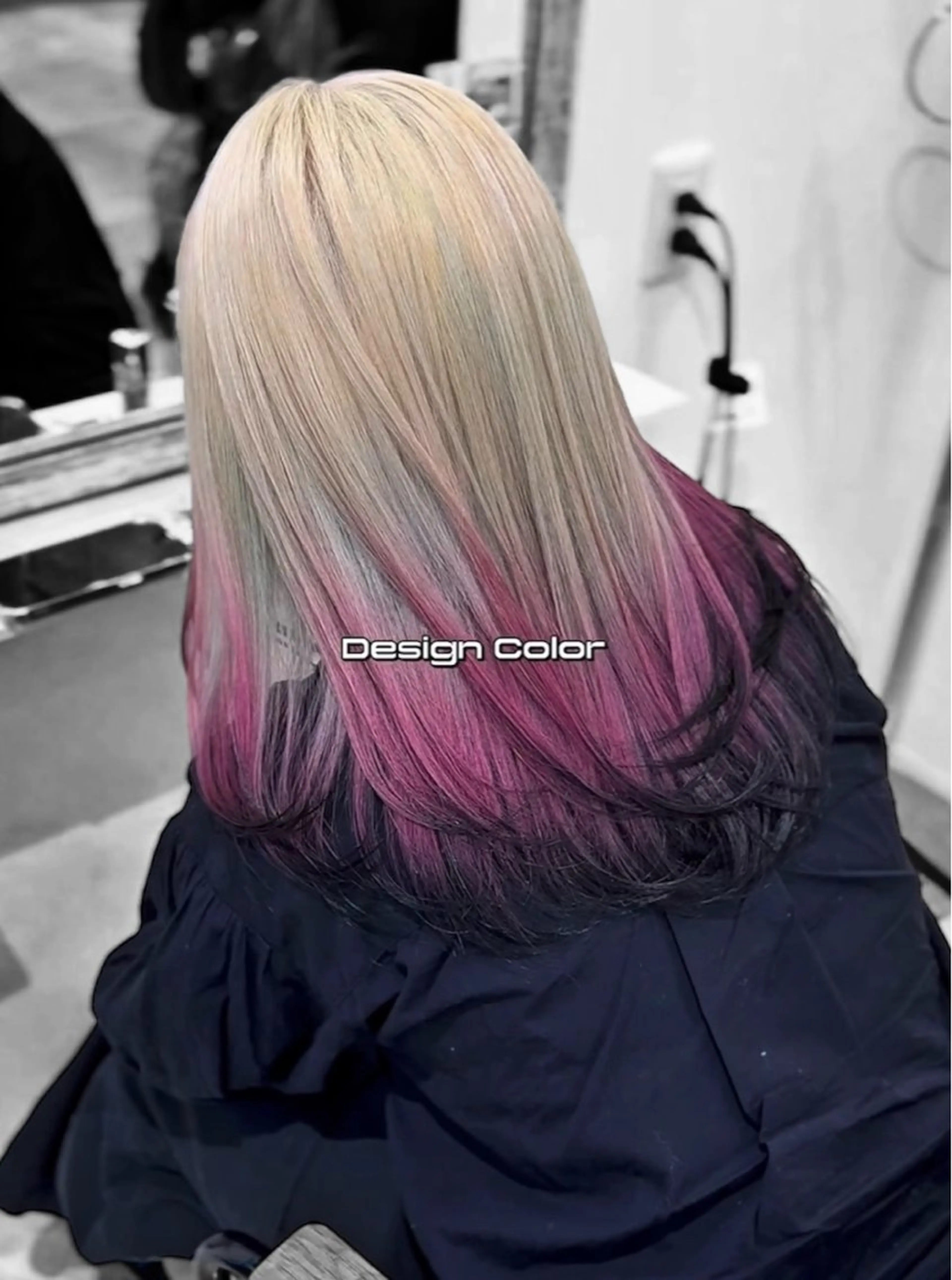 《⭐️人気No.3⭐️》トリプルカラー + 髪質改善オンカラー + 超音波トリートメントの写真