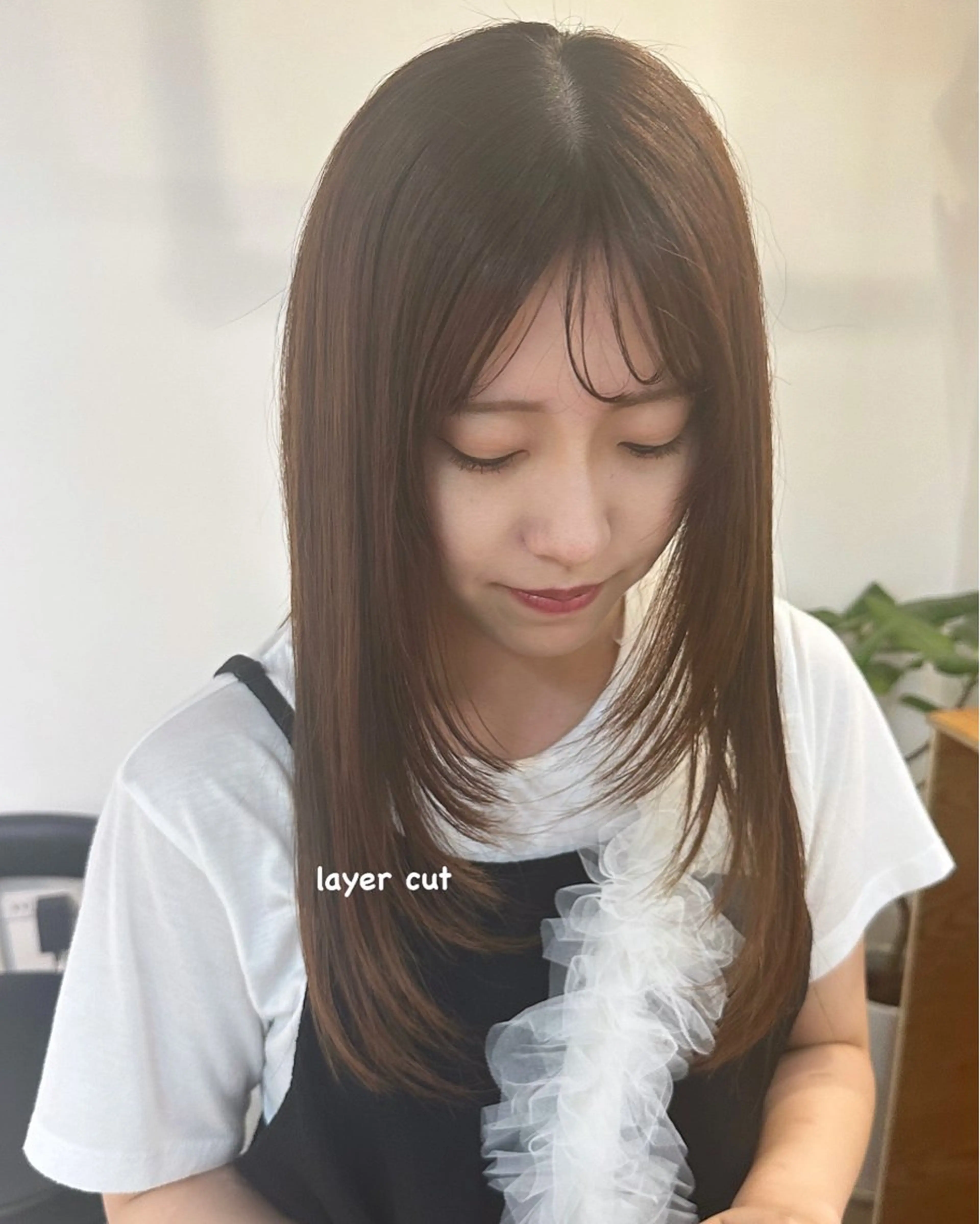 セミロング カット fit /Rihoのヘアスタイル