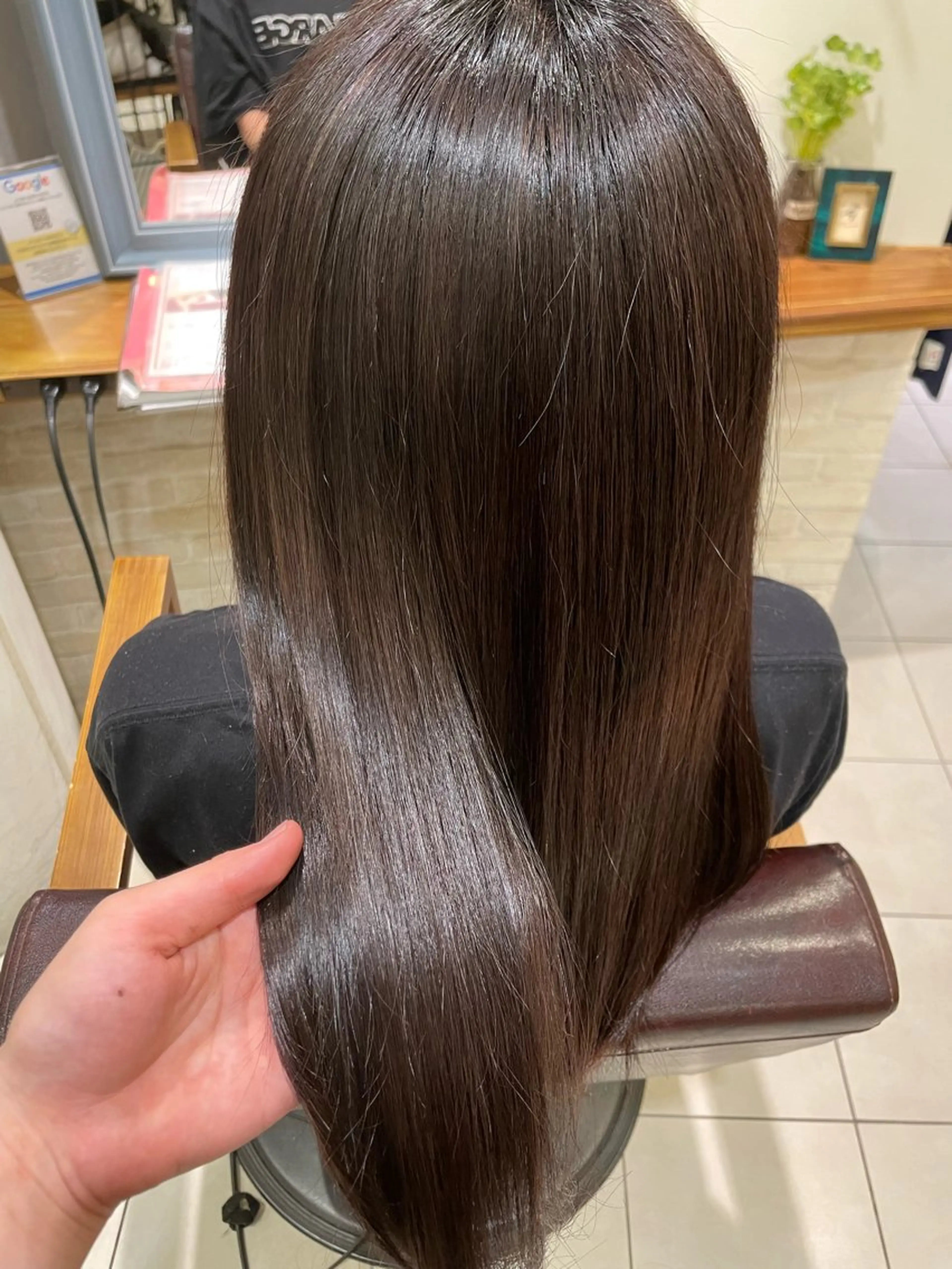 【リピート多数！】🌸カラー＋髪質改善トリートメント🌸　　　　　　⚠️平日限定メニュー⚠️の写真