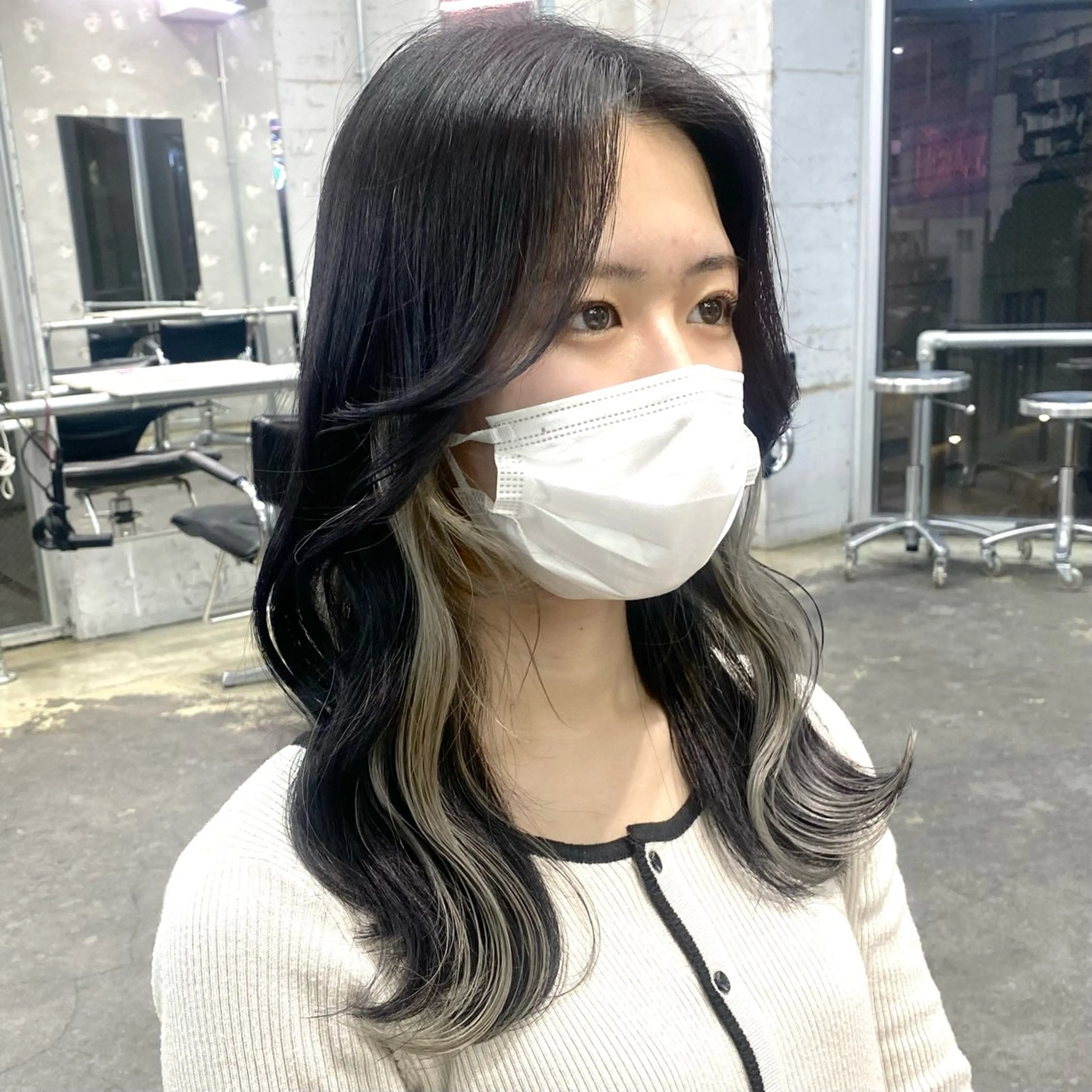 ロング カラー ヘアアレンジ カット ヘアカラー トリートメント エクステ 💗💗韓国レイヤー yu-ki💗💗のヘアスタイル