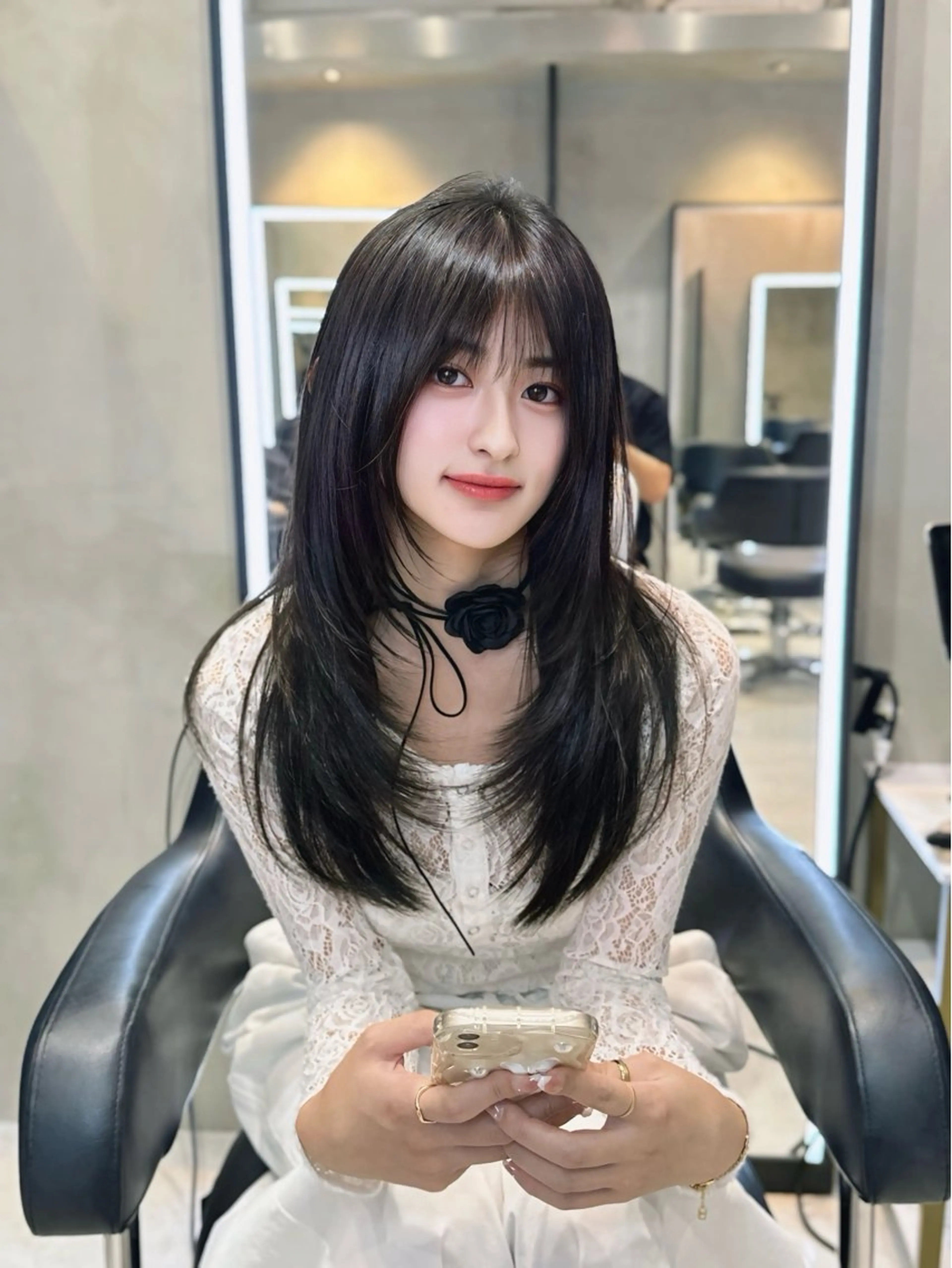 ロング カラー カット ヘアカラー トリートメント 中韓🇨🇳🇰🇷 🤍TAKAHIROのヘアスタイル