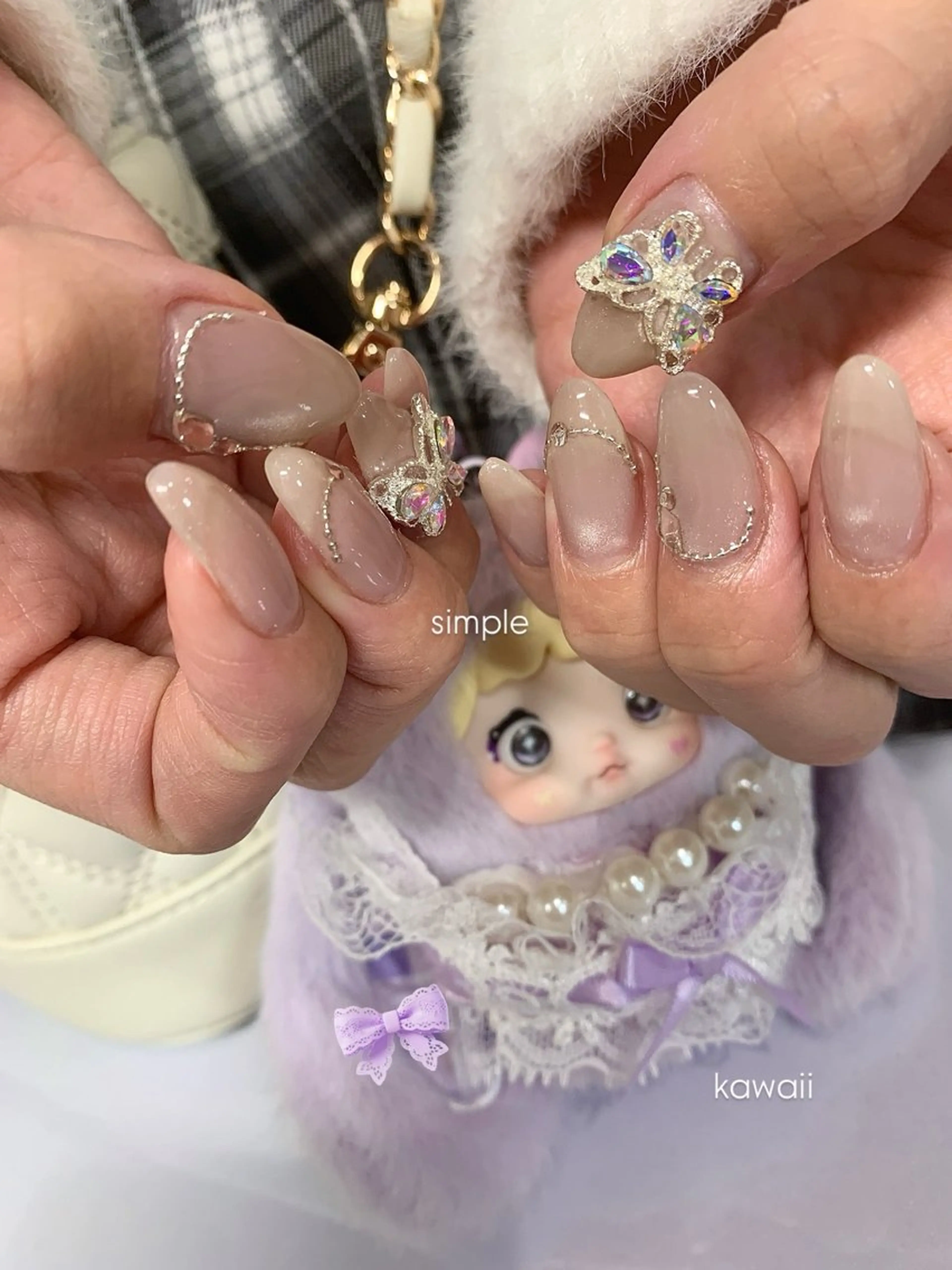 ネイル ハンドネイル La neige* yuki 🥯🍑のネイルデザイン