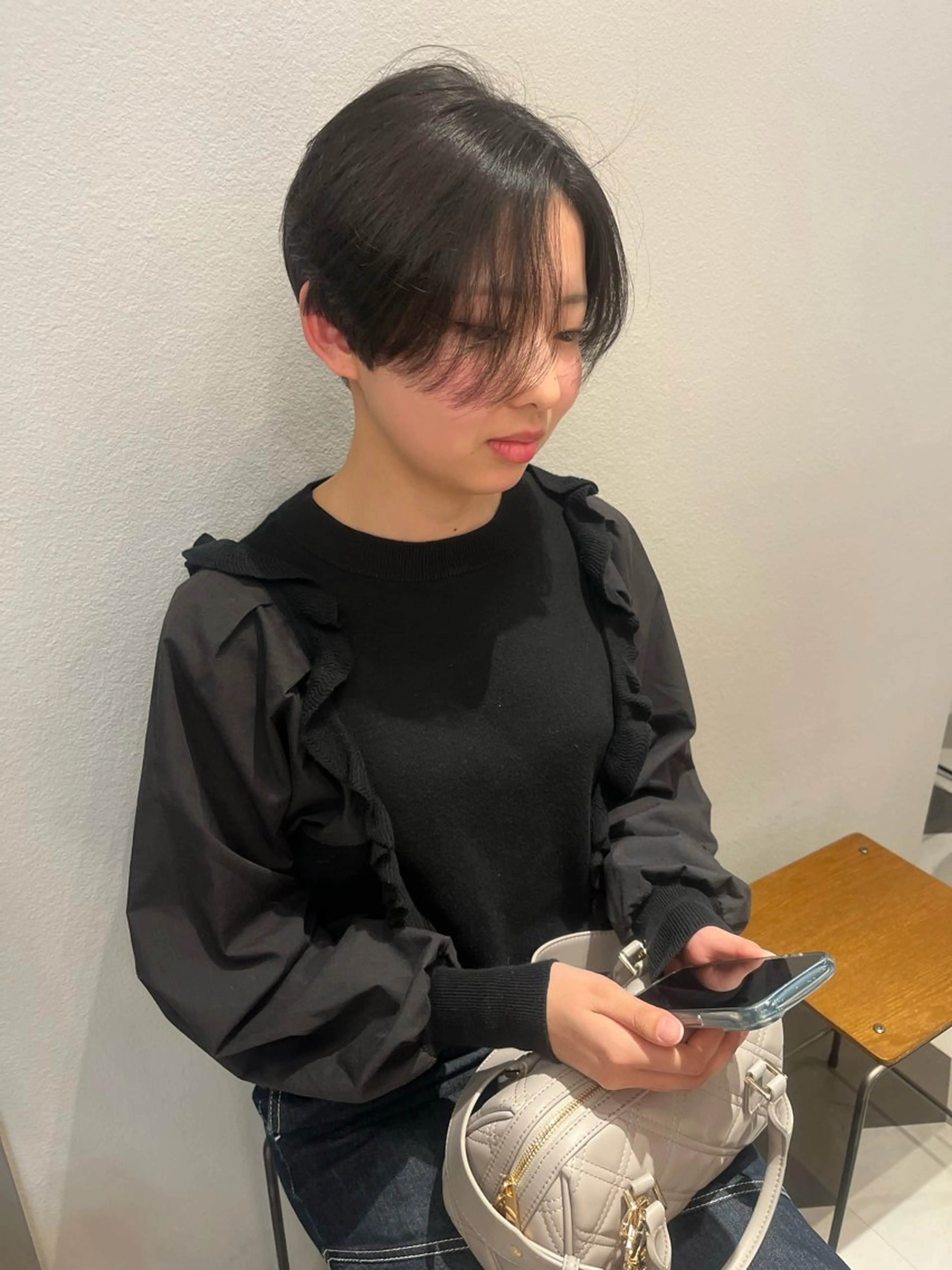 ショート ショートヘア カット 暖色/顔周り /ヘアメ/あつはのヘアスタイル