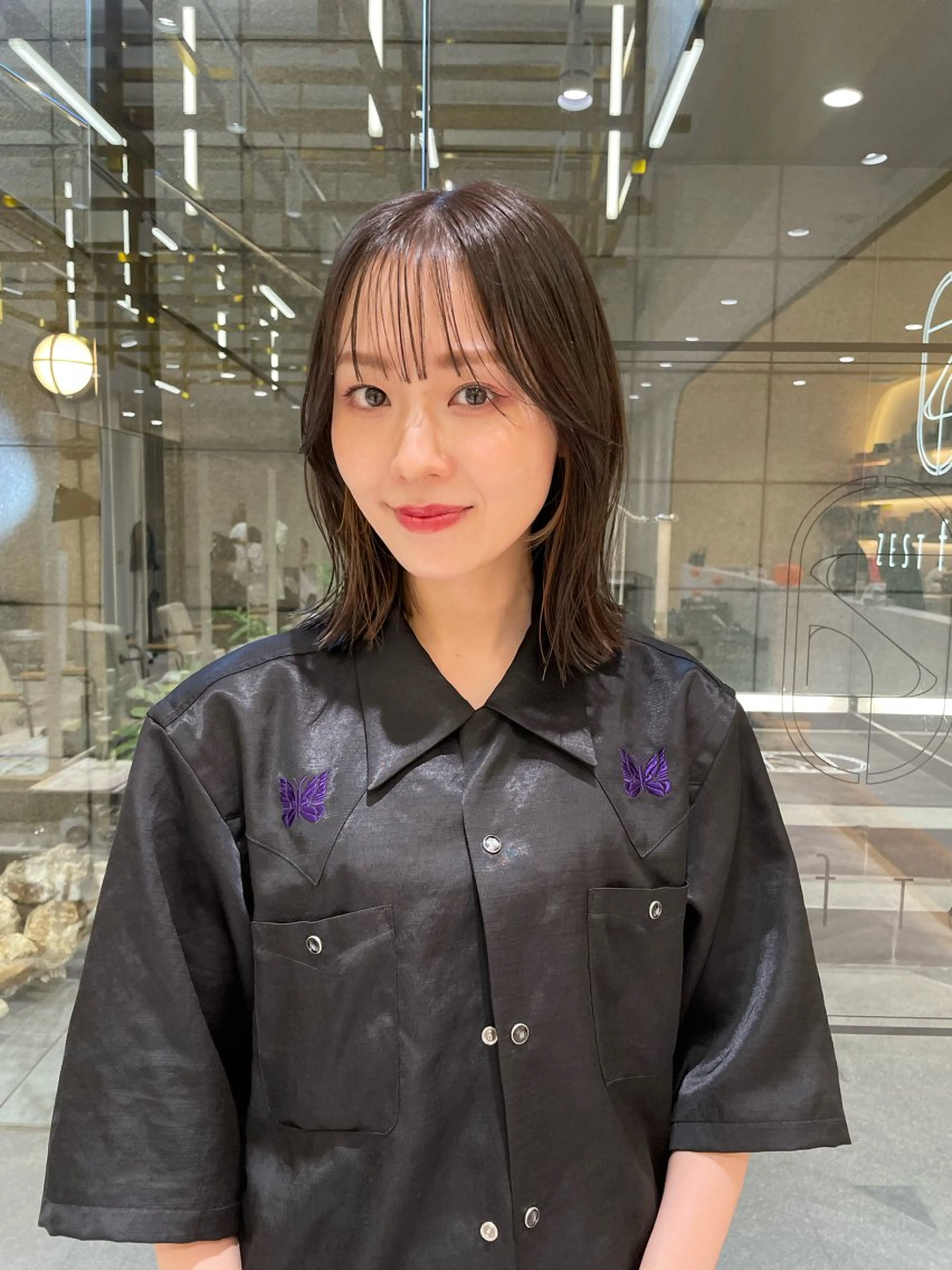 前髪のみ👼✨縮毛矯正の写真