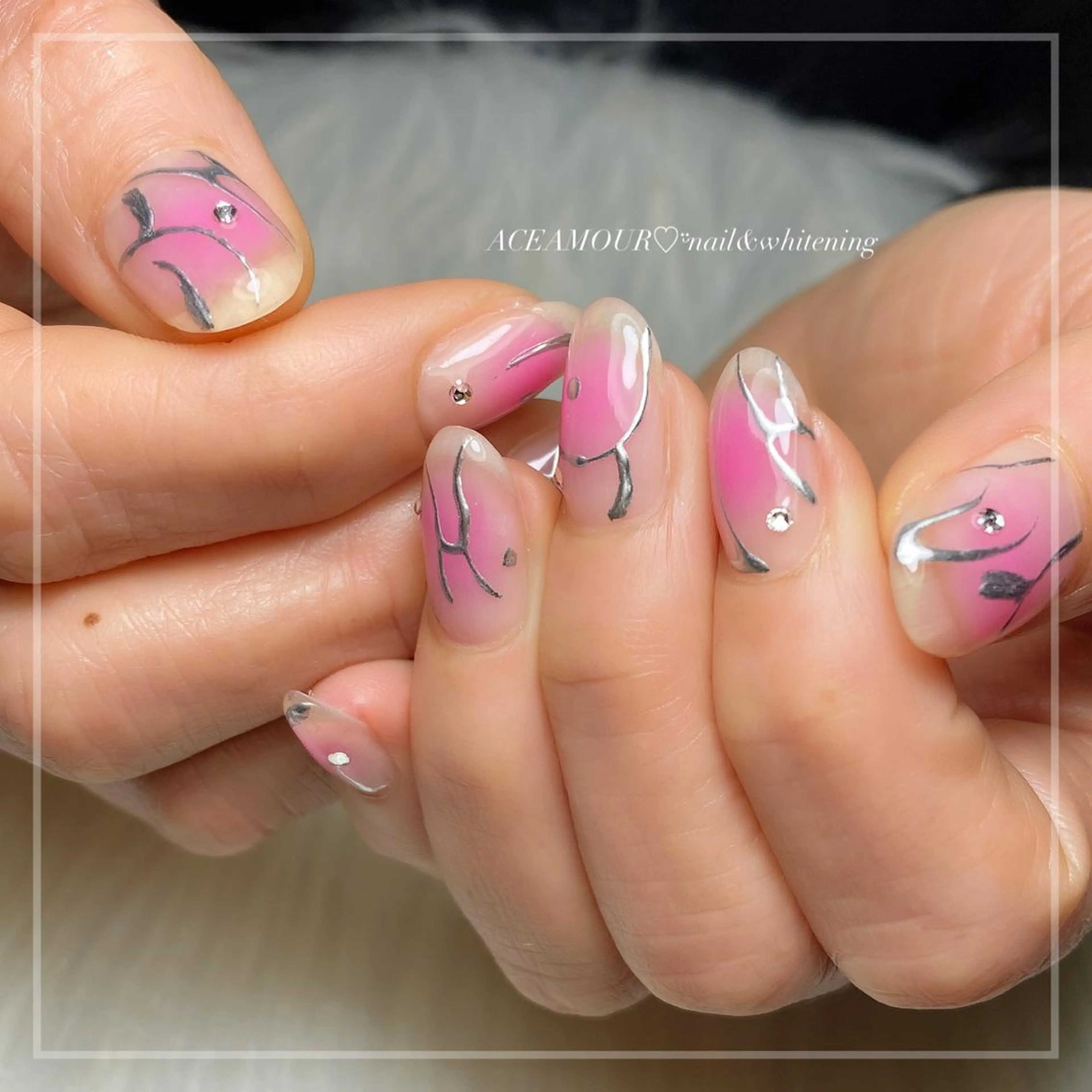 ネイル ネイル/耳つぼ /新ホワイトニングのネイルデザイン