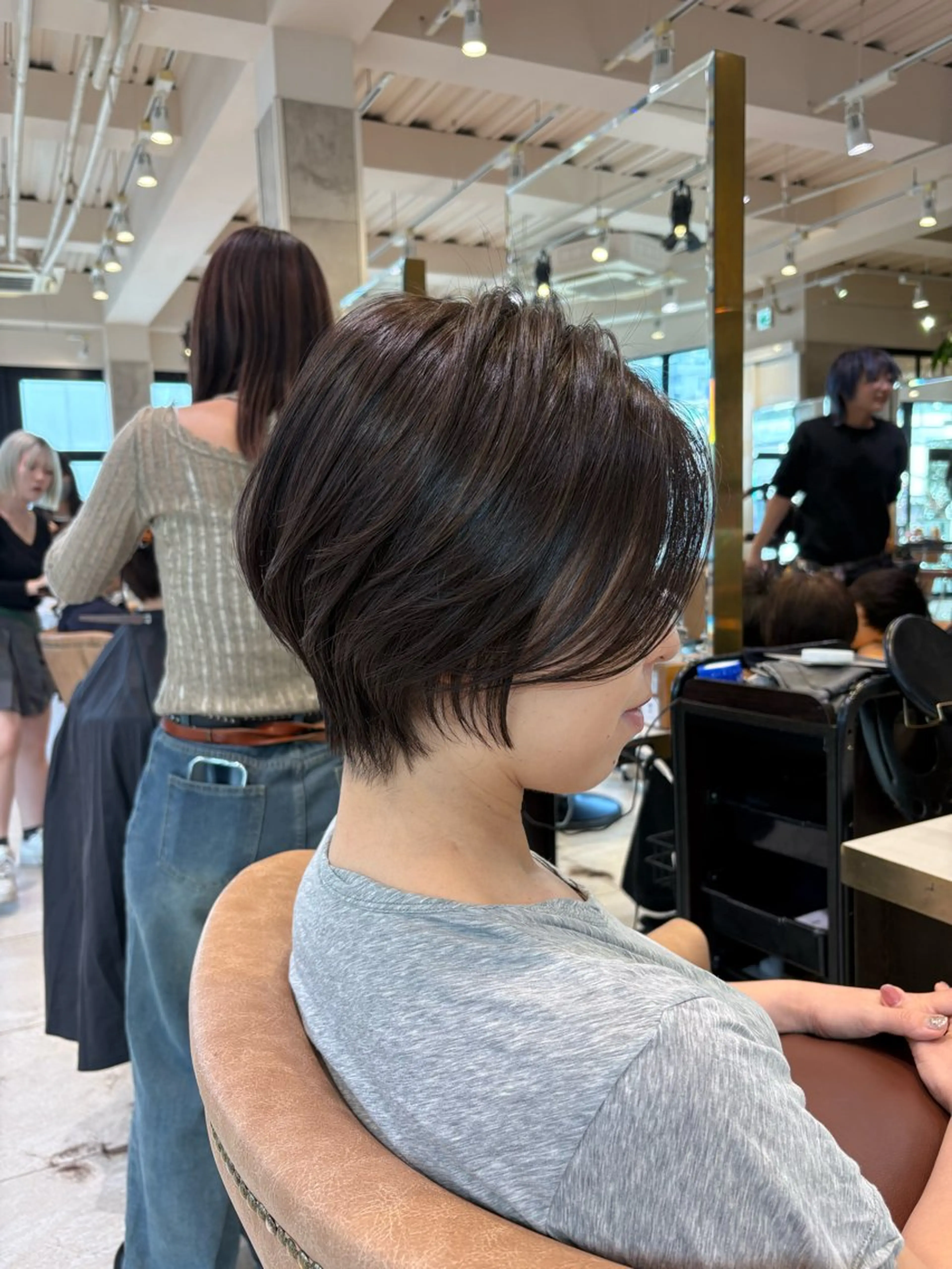 ショート カラー カット ヘアカラー 高橋 佳愛のヘアスタイル