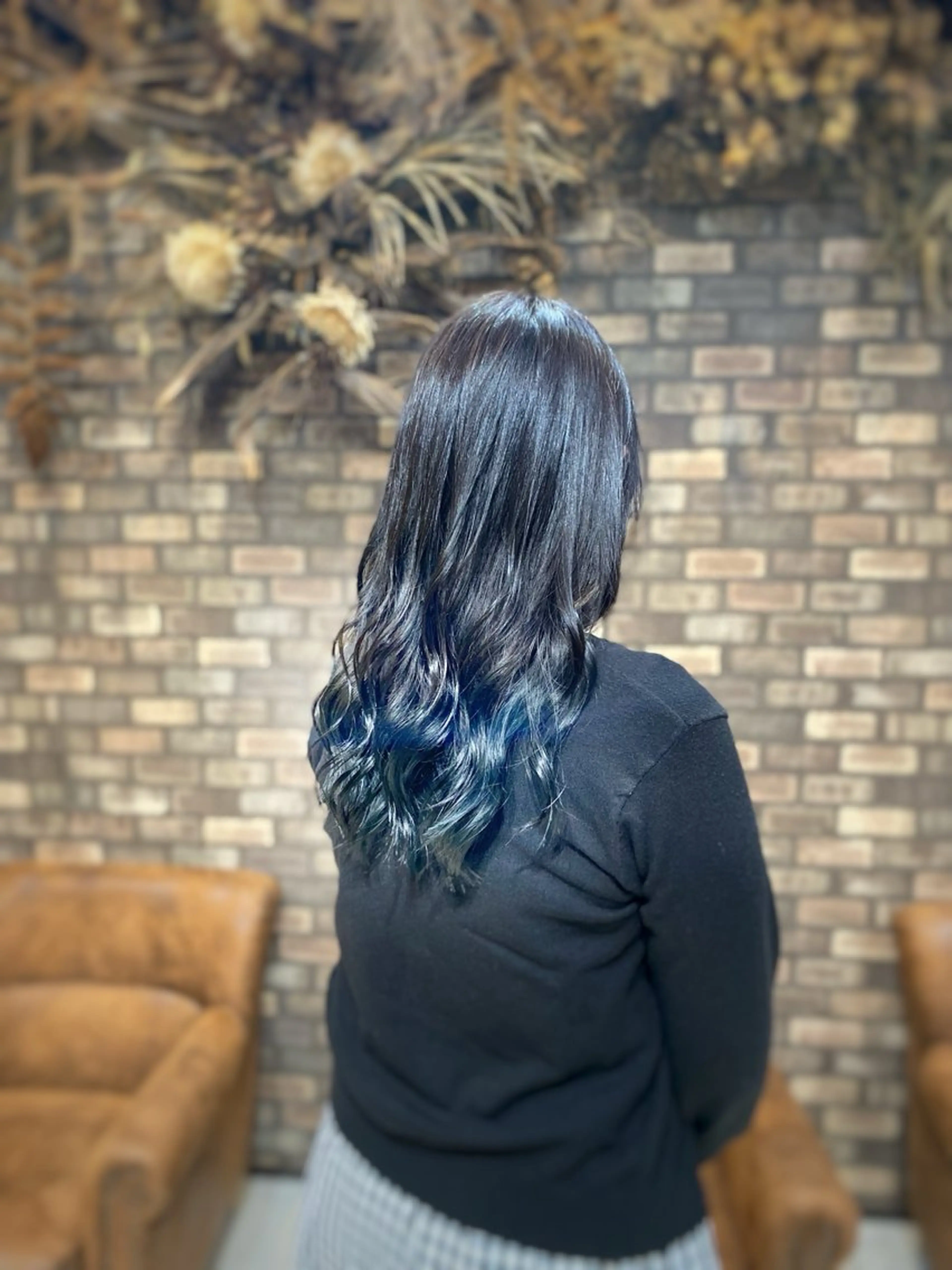 セミロング カラー ヘアアレンジ セミロングパーマ バレイヤージュ ブリーチ ケアブリーチ ダブルカラー カット ヘアカラー トリートメント .・.艶髪ヘアケア サカモト.・.のヘアスタイル