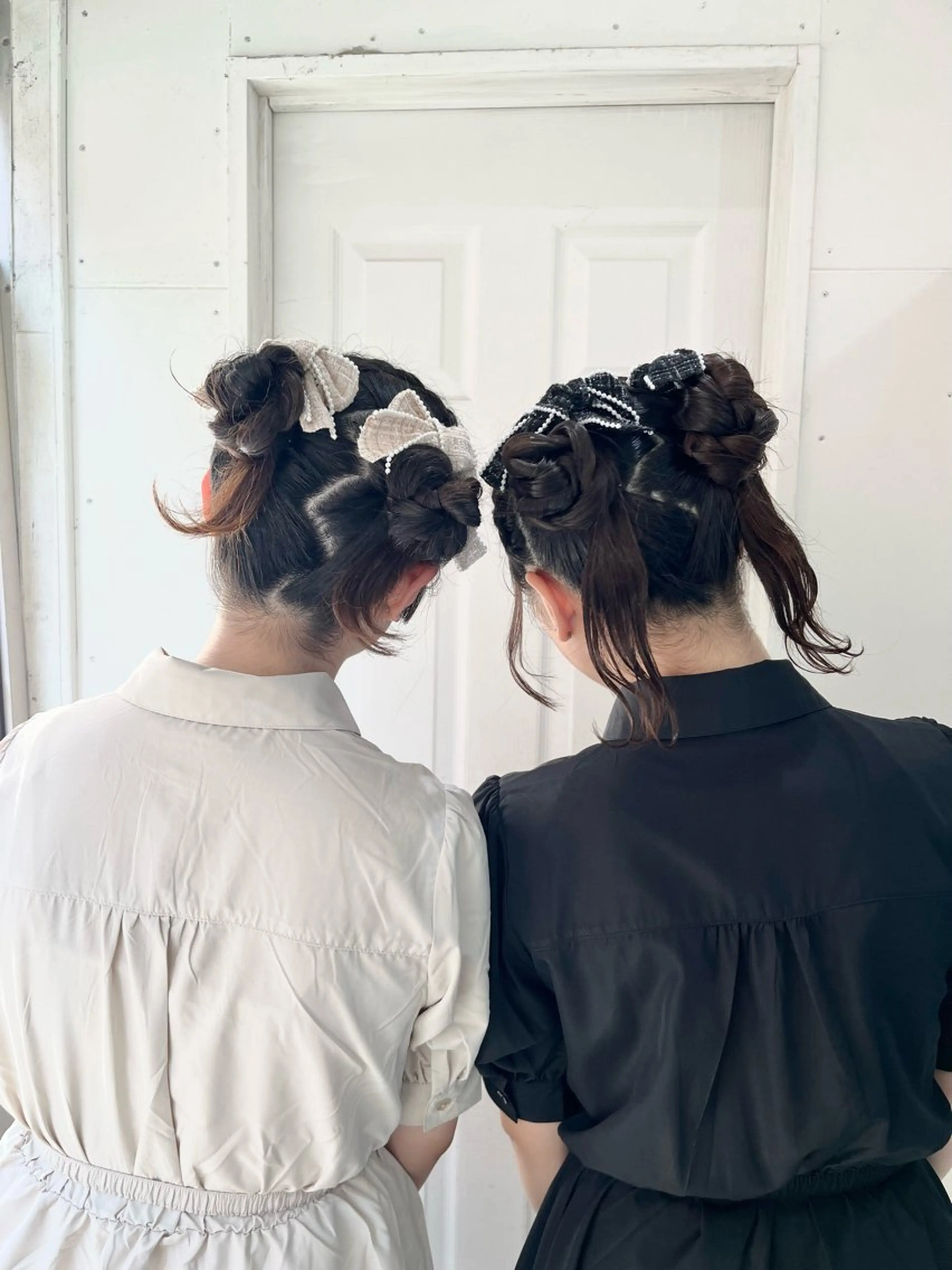 ミディアム ヘアアレンジ ヘアセット uros.所属・🩵aiko / モデル募集中️🩵のヘアスタイル