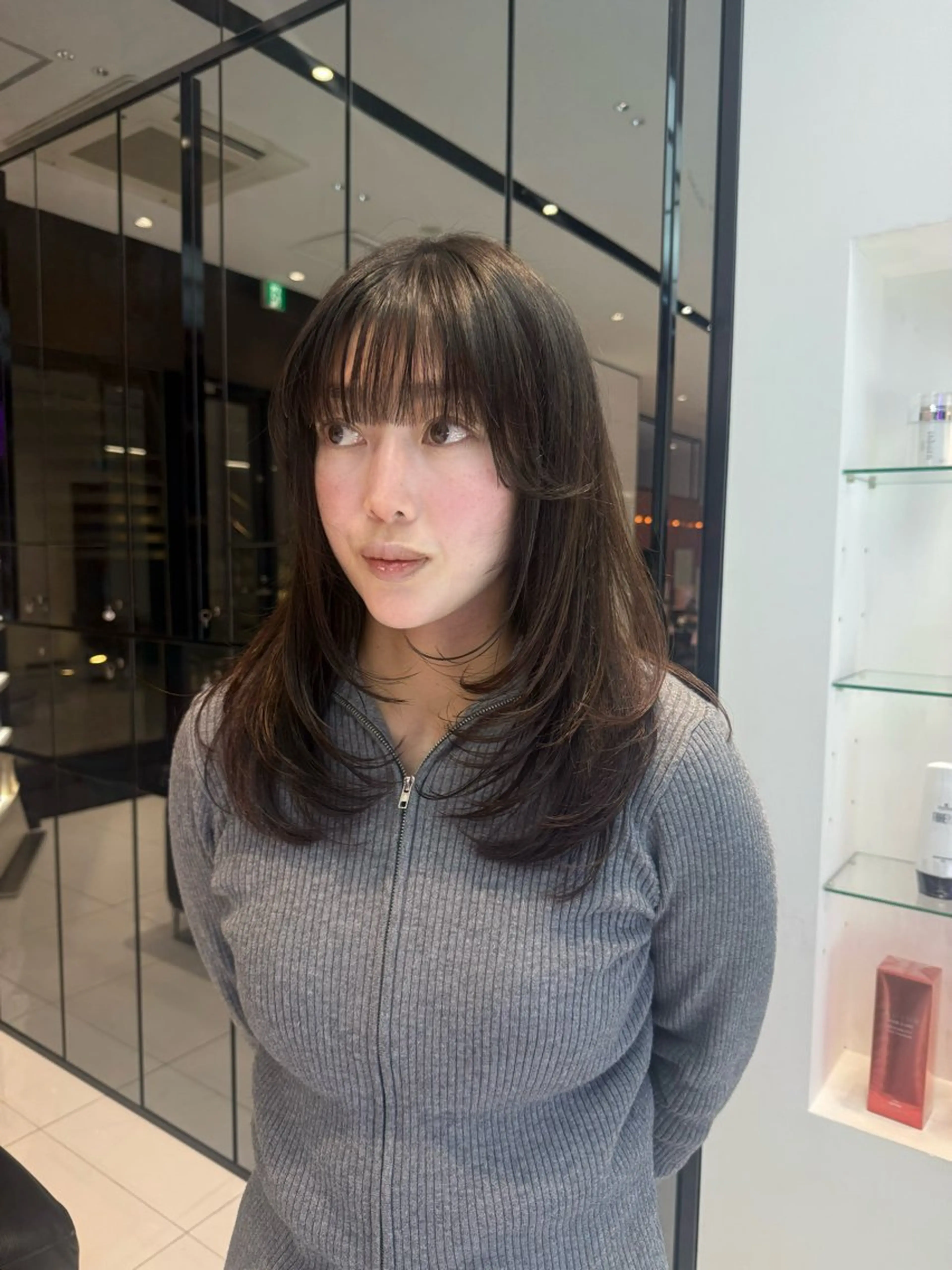 セミロング レイヤーカット keen吉祥寺所属・keen吉祥寺🐆 レイヤー/NAO🩶のヘアスタイル