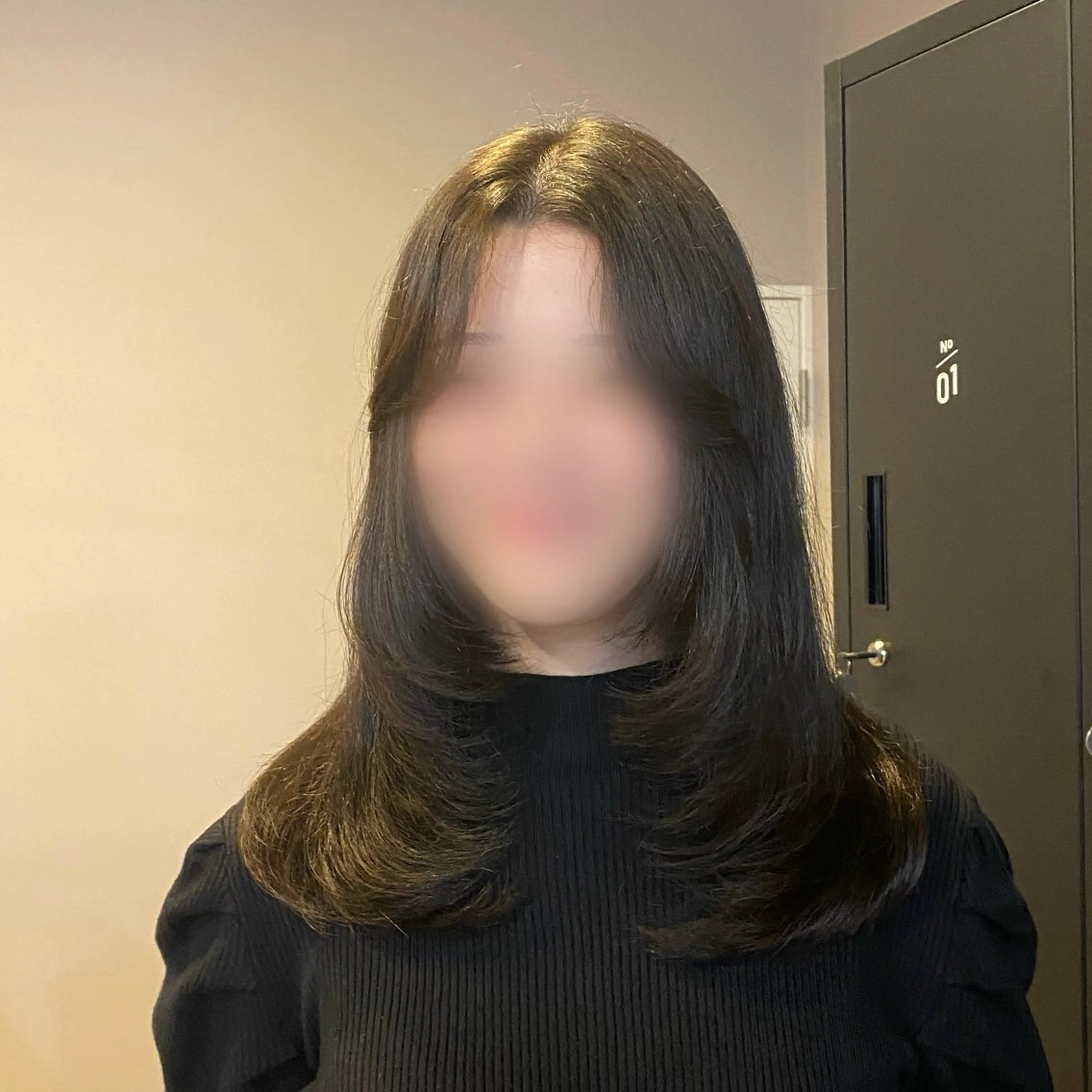 ロング 顔周りカット レイヤーカット rina/ レディースカットのヘアスタイル