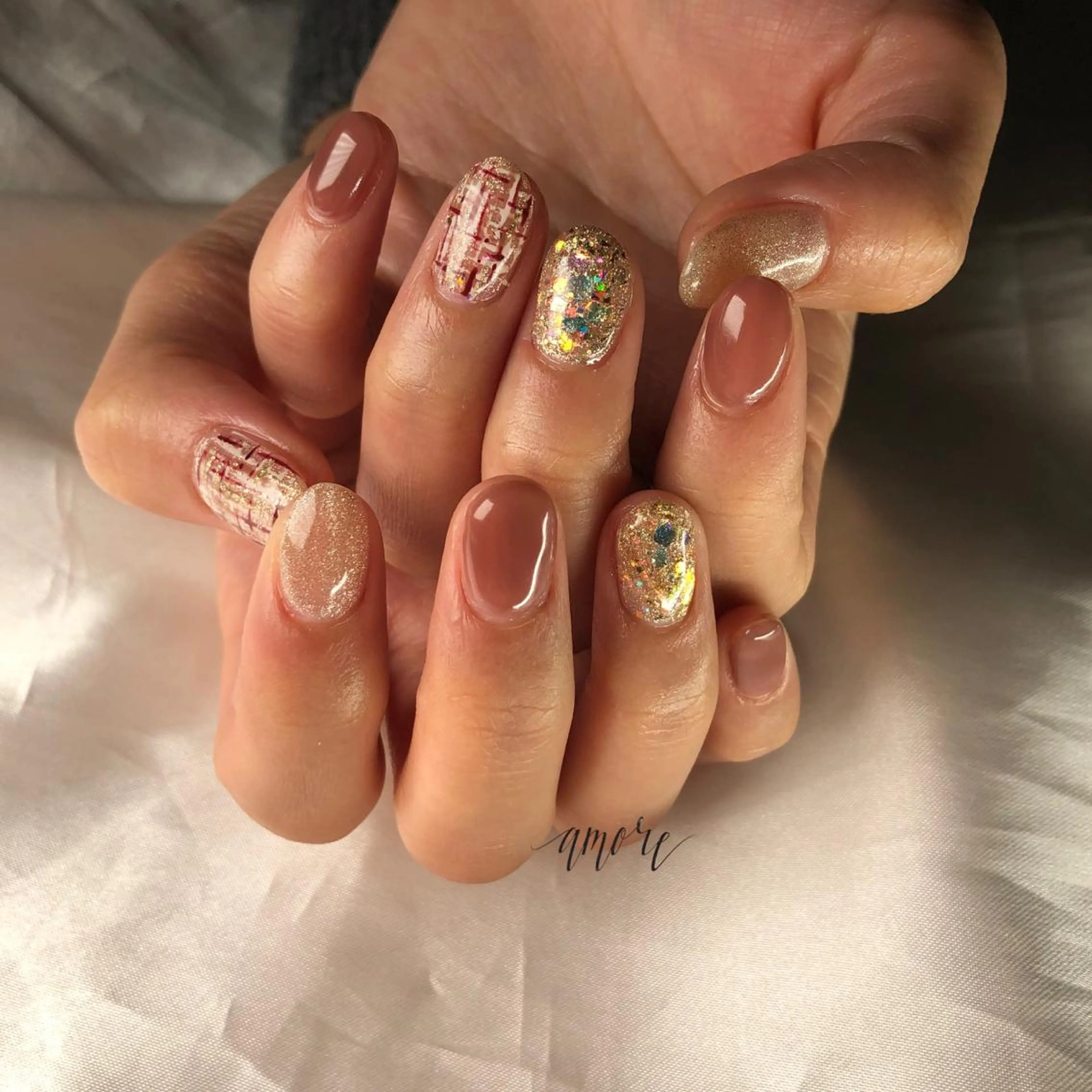 ネイル ジェルネイル 氷ネイル・うるうるネイル キラキラネイル マグネットネイル ミラーネイル You kyehwaのネイルデザイン