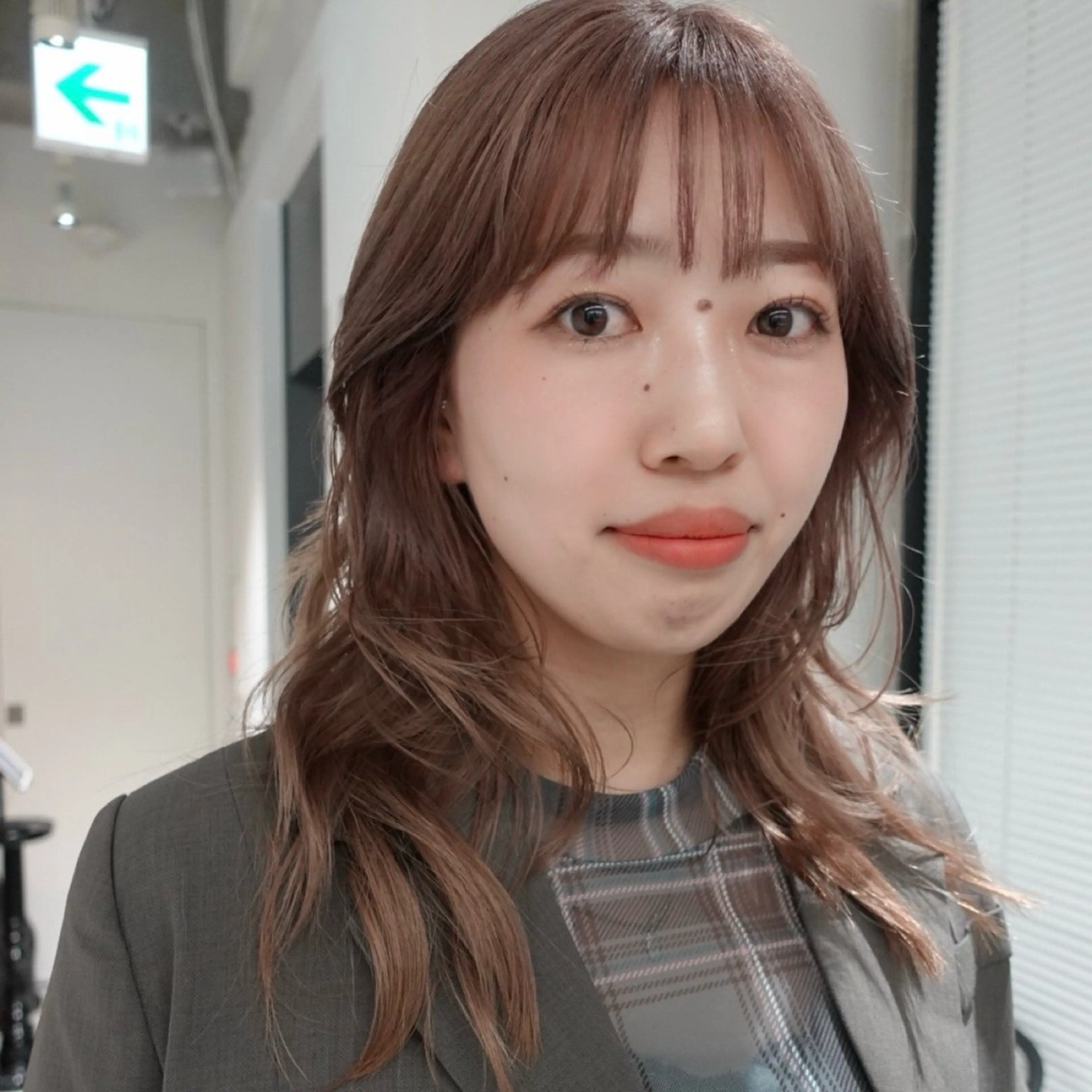 セミロング カラー ヘアアレンジ ベージュカラー ピンクカラー ピンクベージュ カット ヘアカラー 🌐サトウ リョウ🌐のその他イメージ