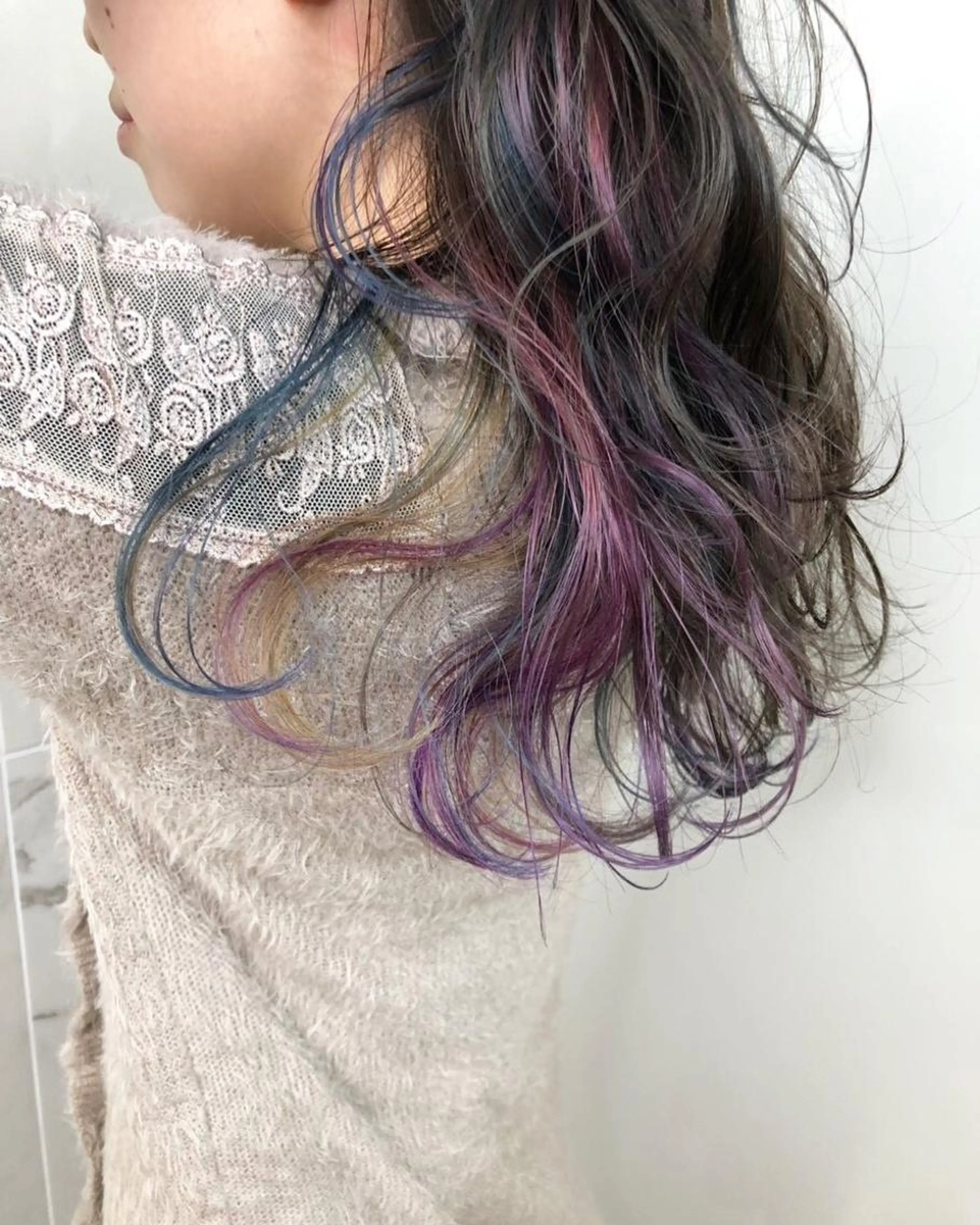 ✨プチオシャレ✨（インナーカラー+ケアブリーチ+似合わせカット+髪質改善トリートメント）の写真