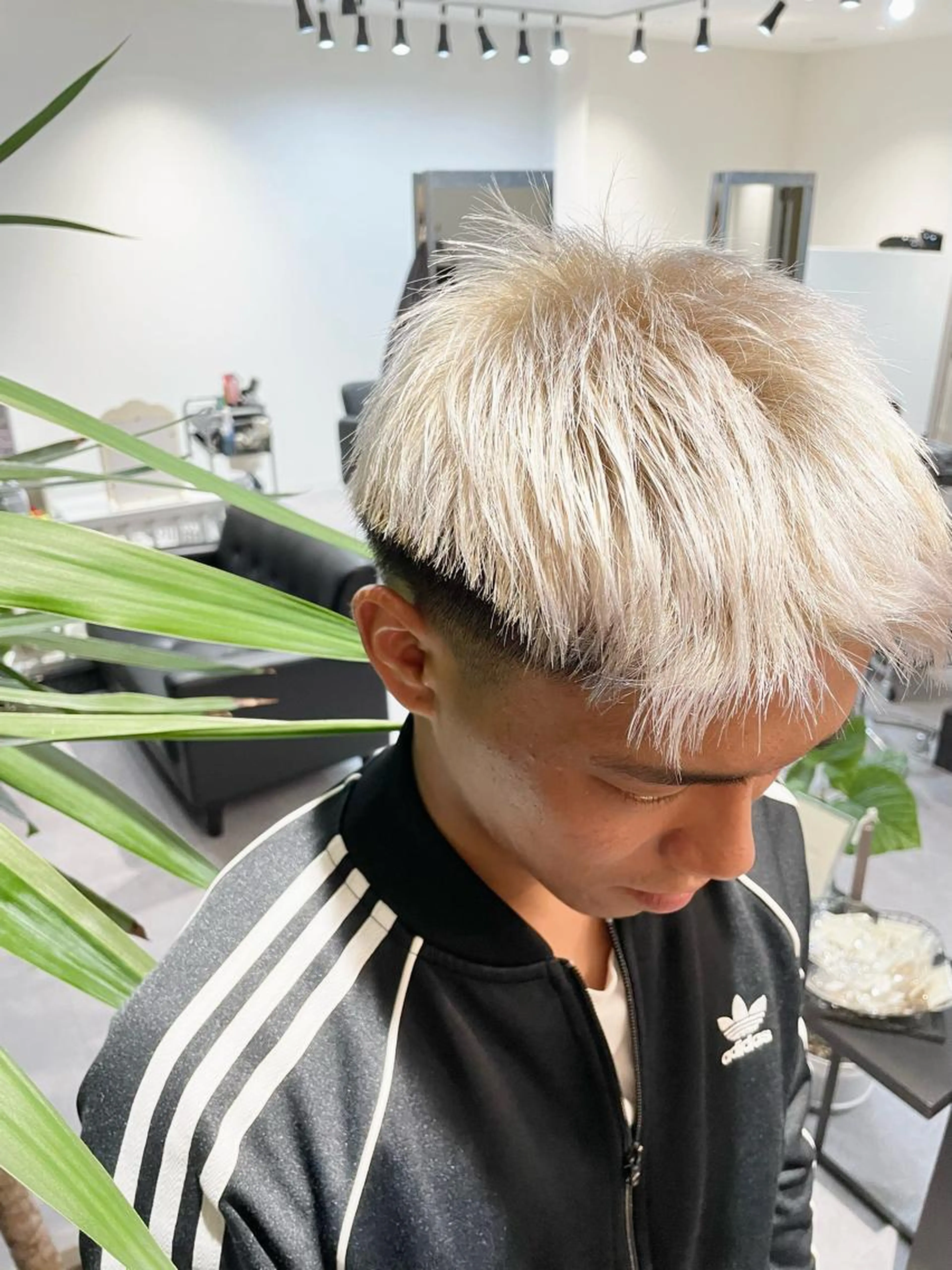 【men's】cut＆ダブルカラーの写真