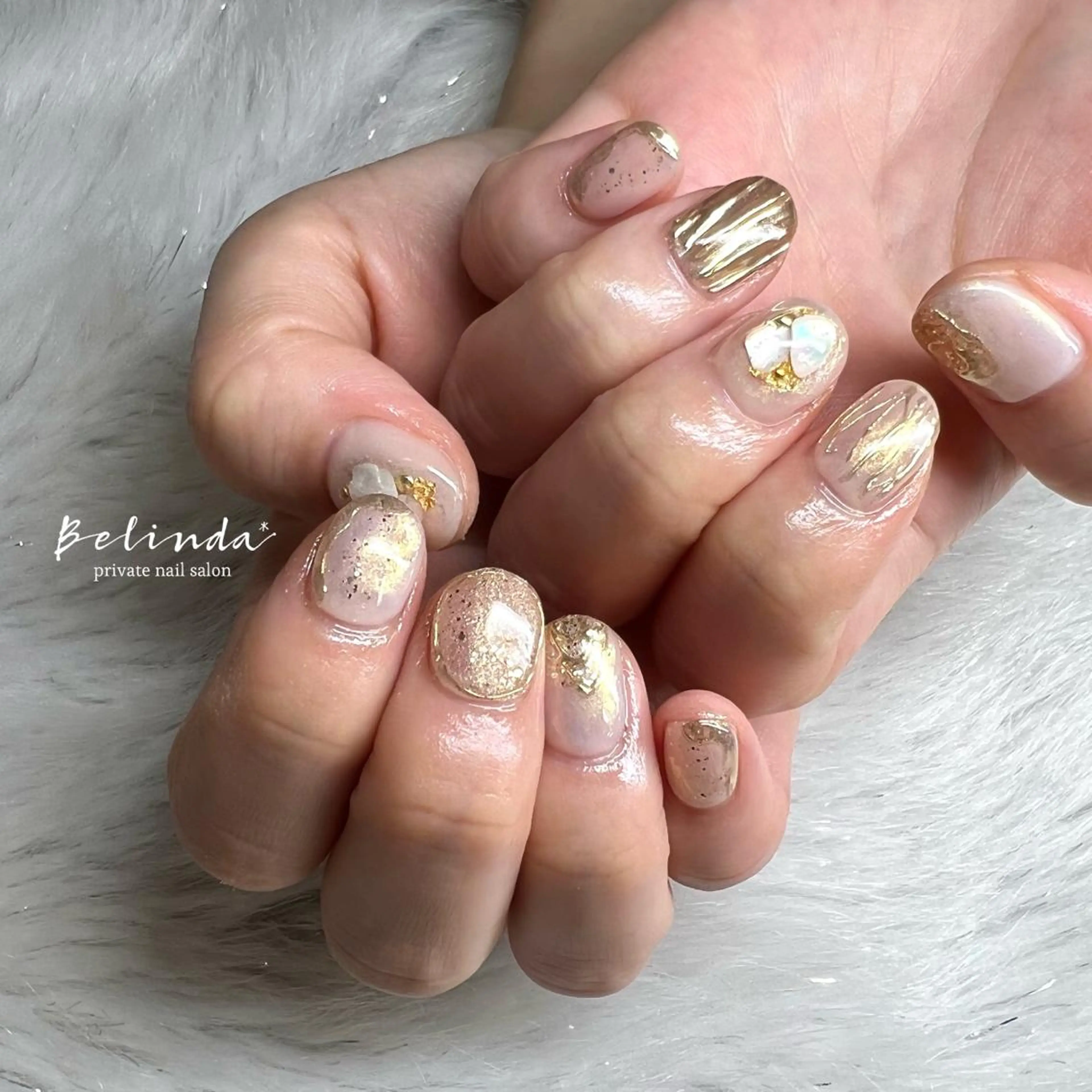 ネイル ブライダルネイル ハンドネイル Belinda Nailのネイルデザイン