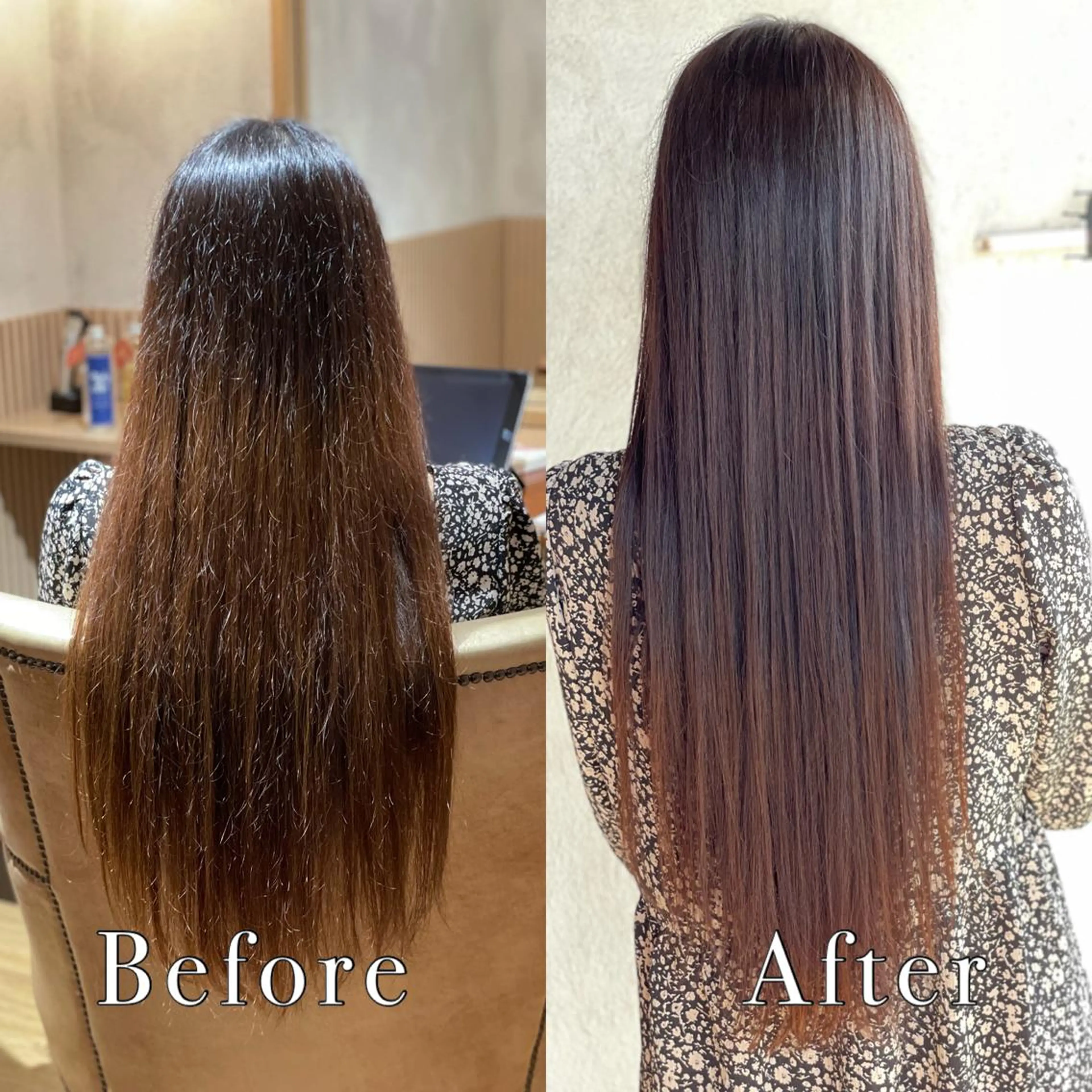 ロング カラー 髪質改善　field チカモリ　ヒカルのヘアスタイル