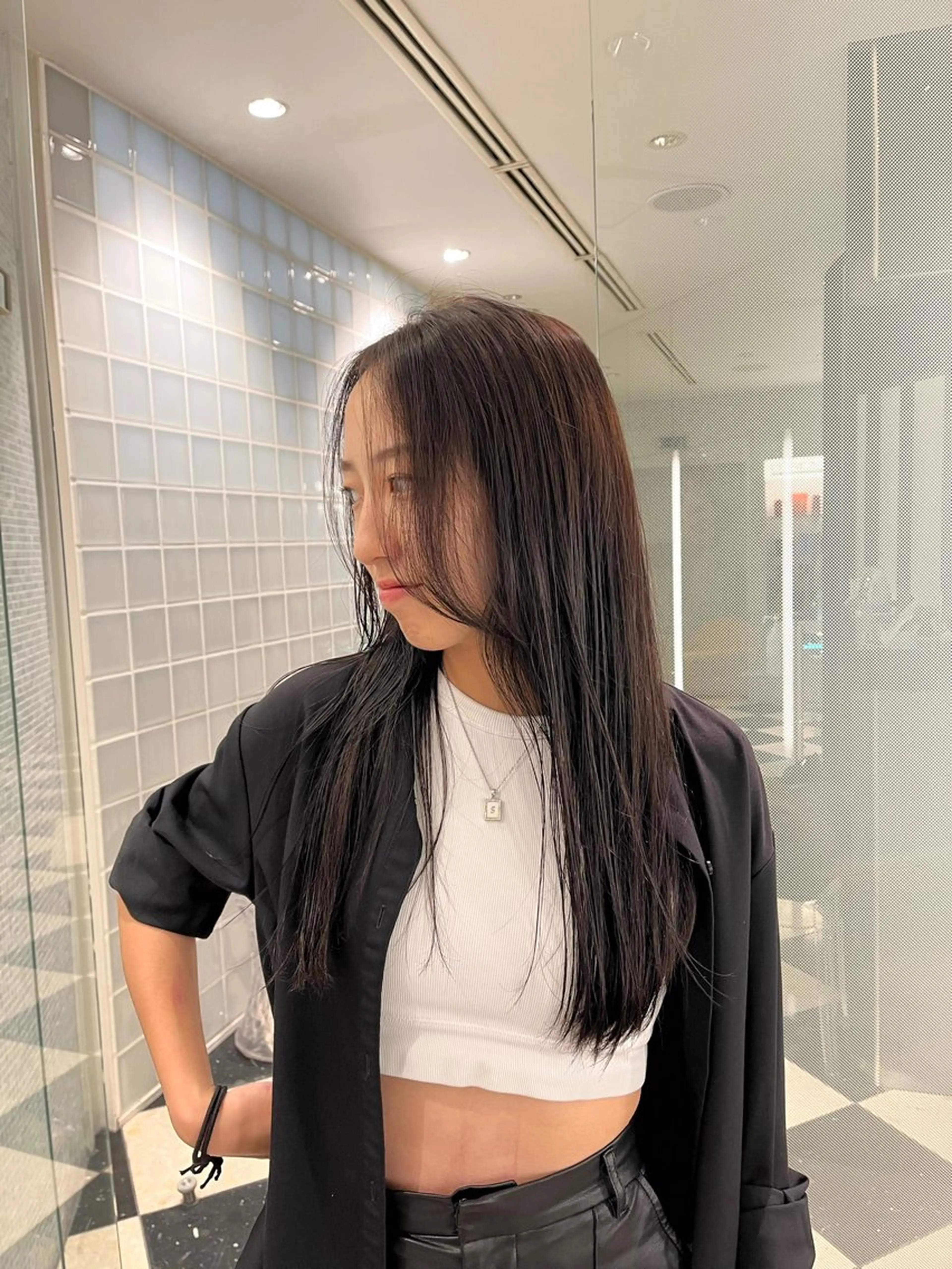 ロング カラー メンズパーマ/ブリー チ/motokiのヘアスタイル