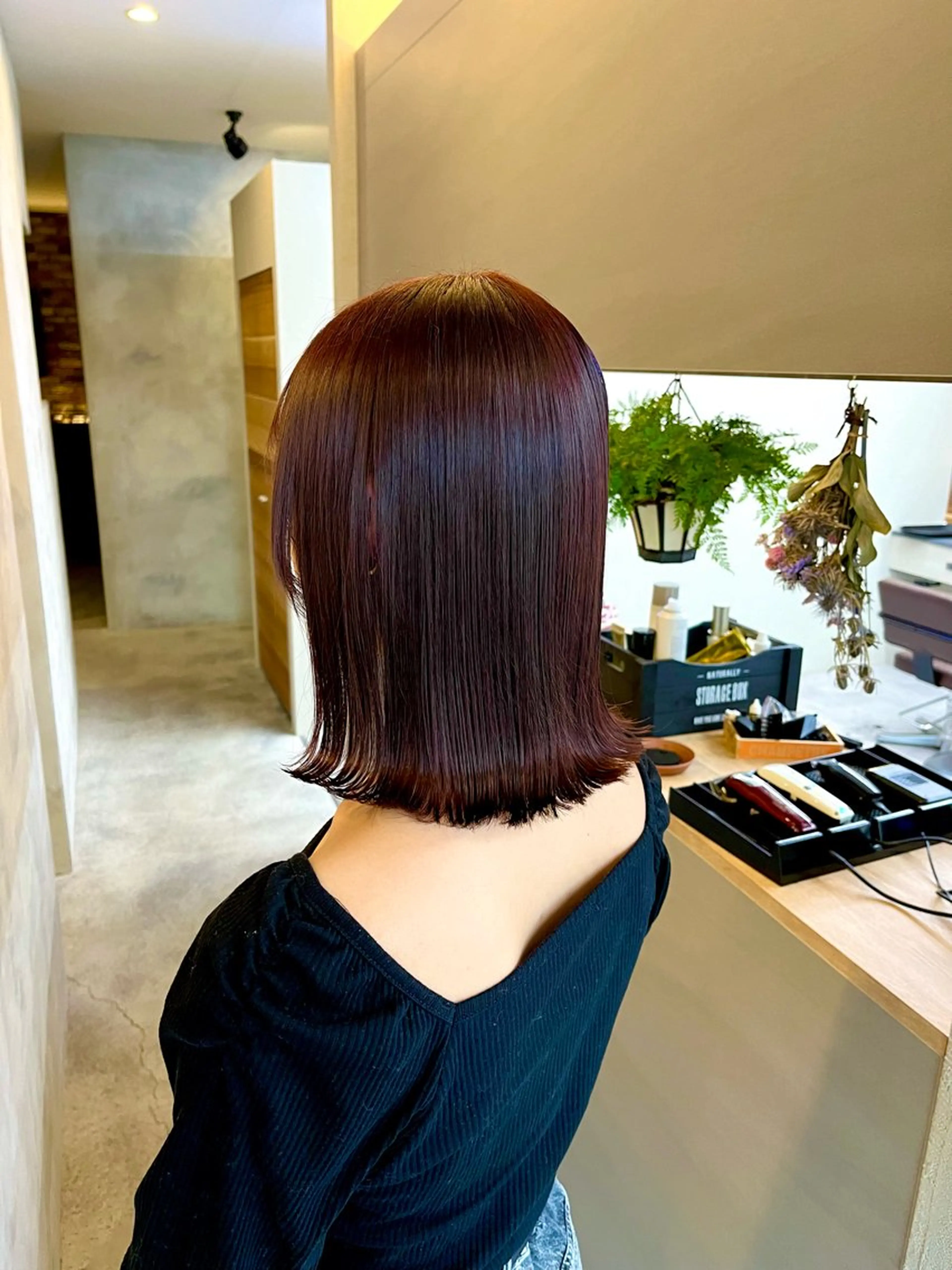 ミディアム カラー Salon de  COCO所属・Yuka /ツヤカラー✨のヘアスタイル